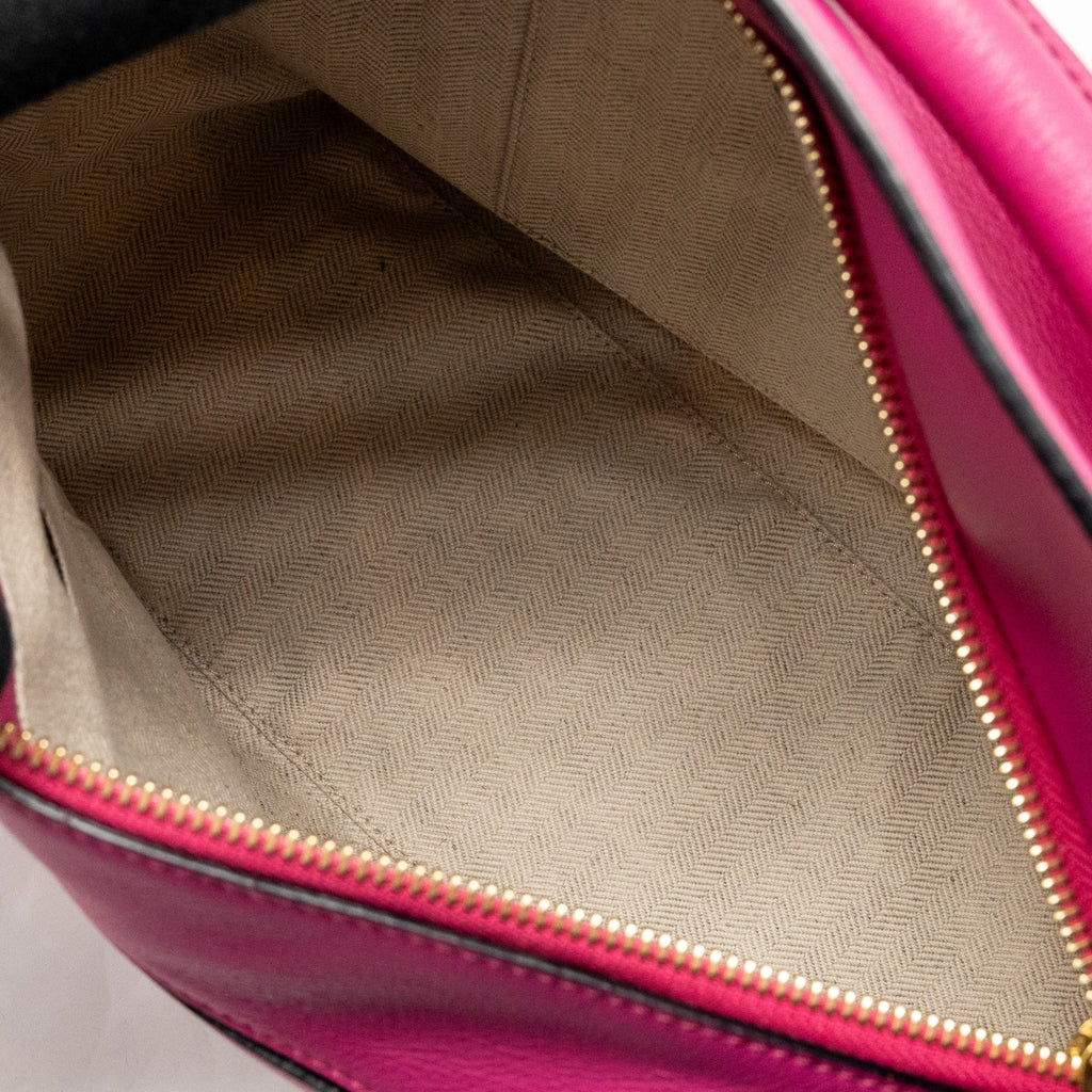 LOEWE MEDIUM PUZZLE BAG CALFSKIN FUCHSIA GHW