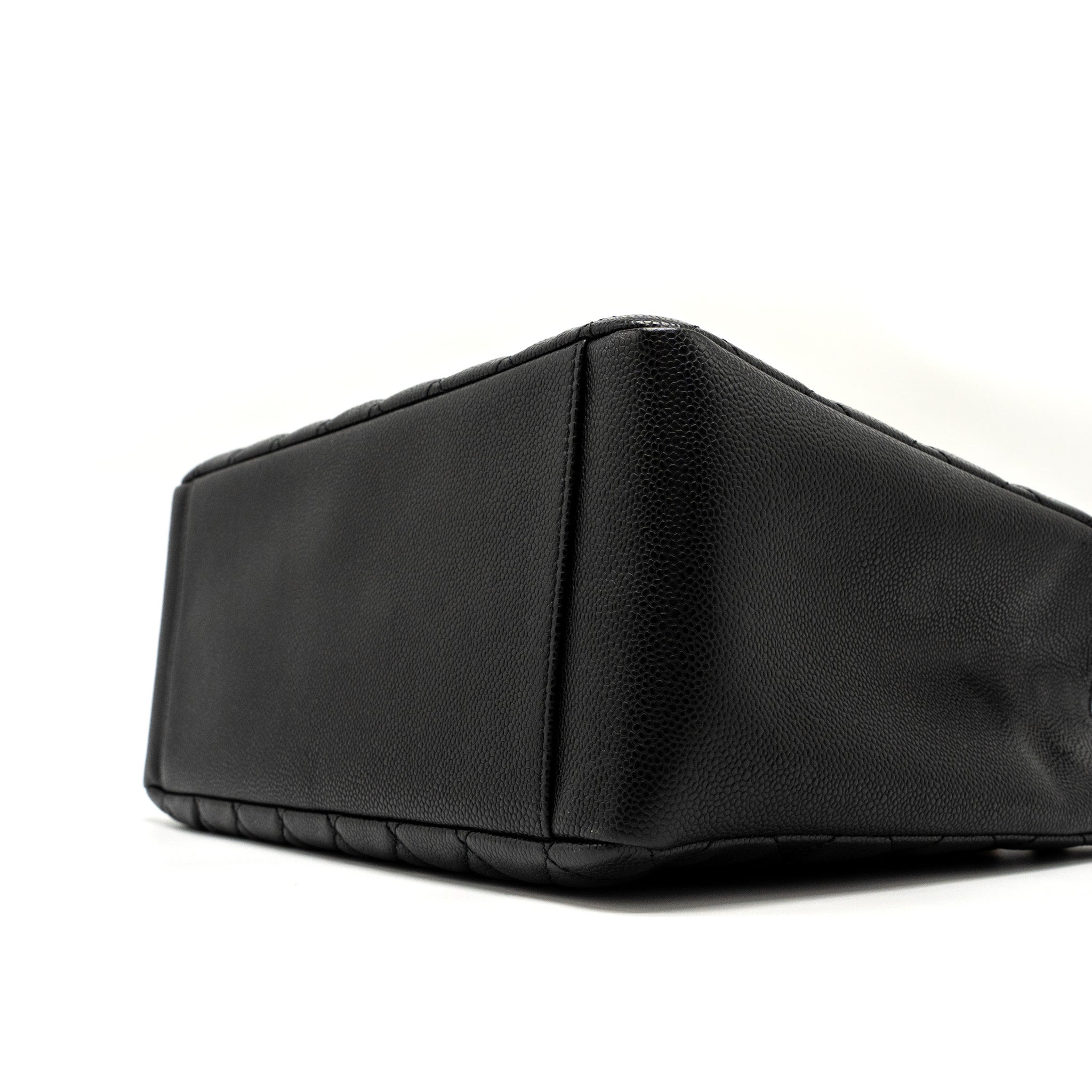 CHANEL GRAND SHOPPING TOTE BAG CAVIAR BLACK GHW