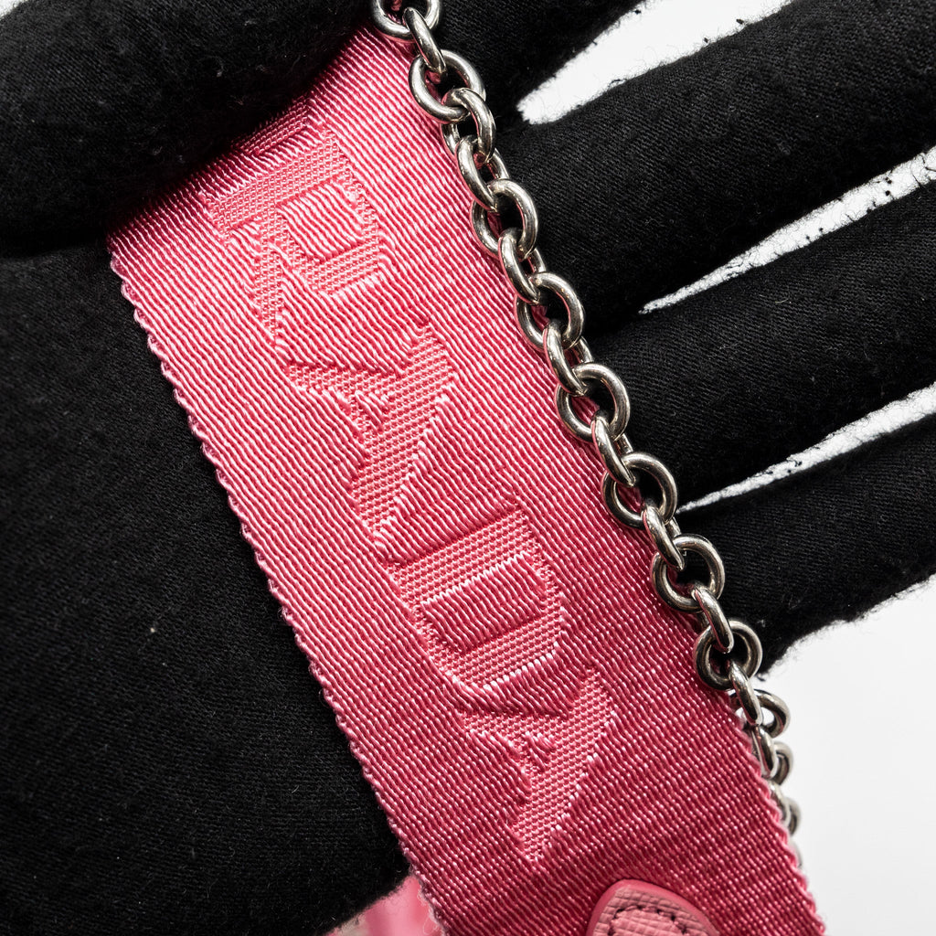 PRADA RE-EDITION 2005 NYLON/ LEATHER PINK SHW