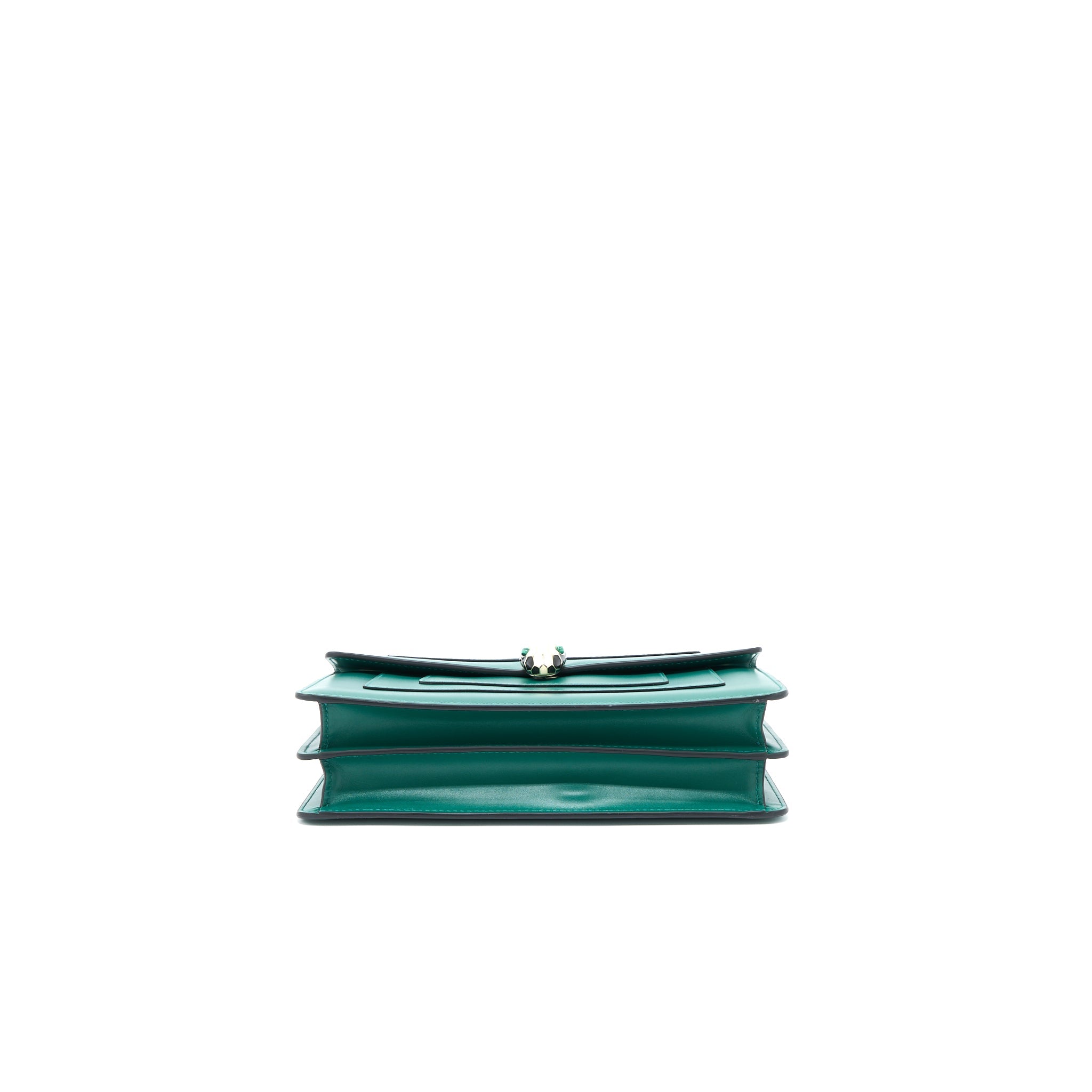 BVLGARI SERPENTI FOREVER SHOULDER BAG CALFSKIN GREEN LGHW