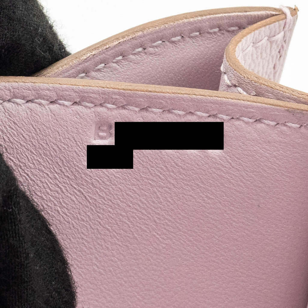 HERMES MINI CONSTANCE CHÈVRE MYSORE MAUVE PALE RGHW