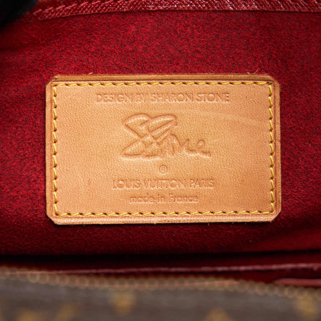 LOUIS VUITTON SHARON STONE AMFAR MONOGRAM CANVAS BAG