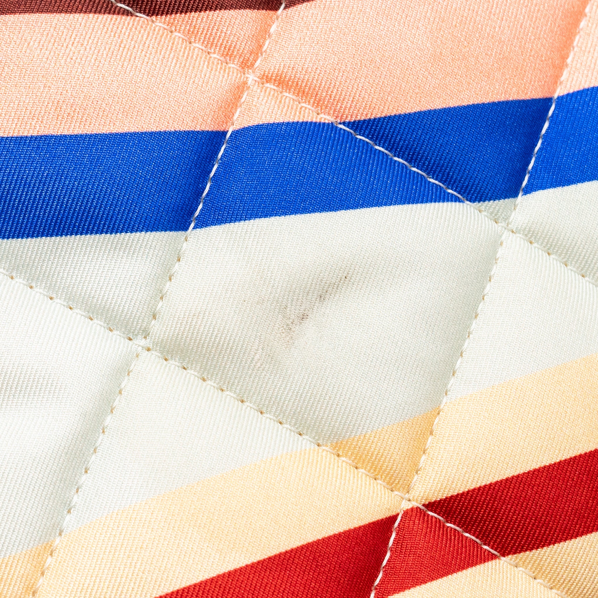 CHANEL LARGE QUILTED SINGLE FLAP BAG FABRIC MULTICOLOUR SHW