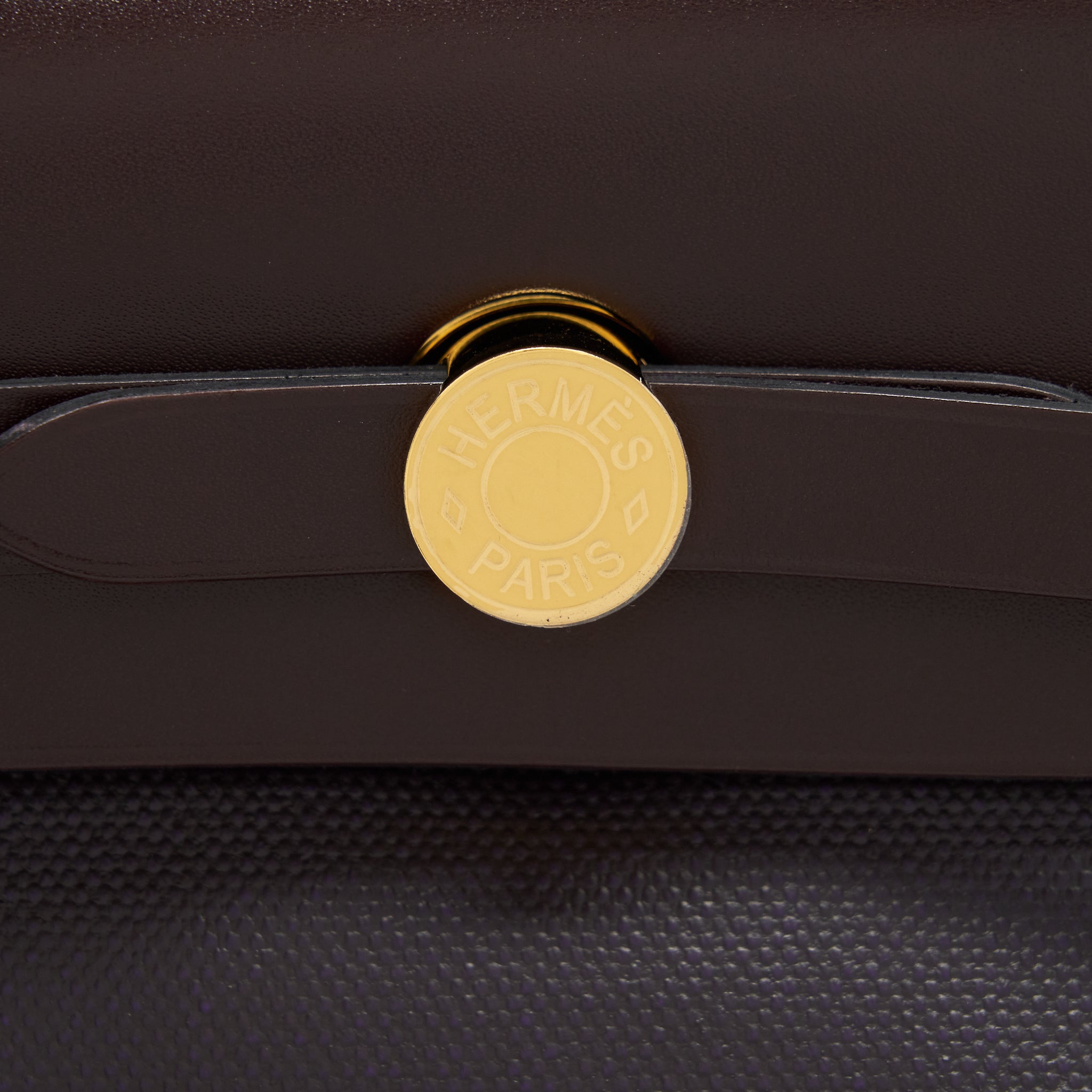 HERMES HERBAG 31 CASSIS/ECRU/NOIR/ROUGE SELLIER GHW