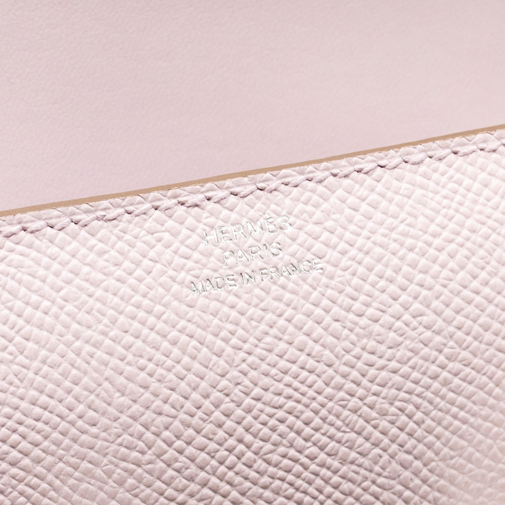 HERMES CONSTANCE ELAN EPSOM MAUVE PALE SHW