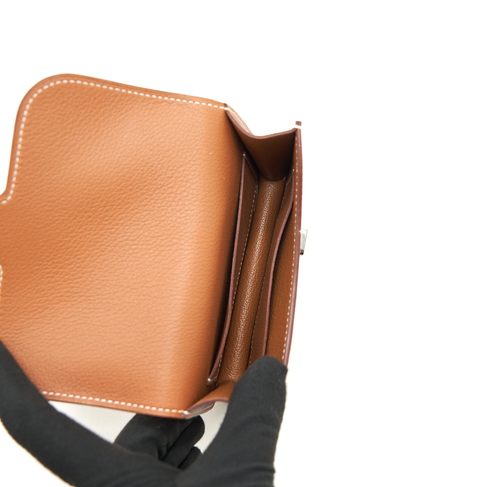 HERMES CONSTANCE SLIM EVERCOLOR GOLD SHW