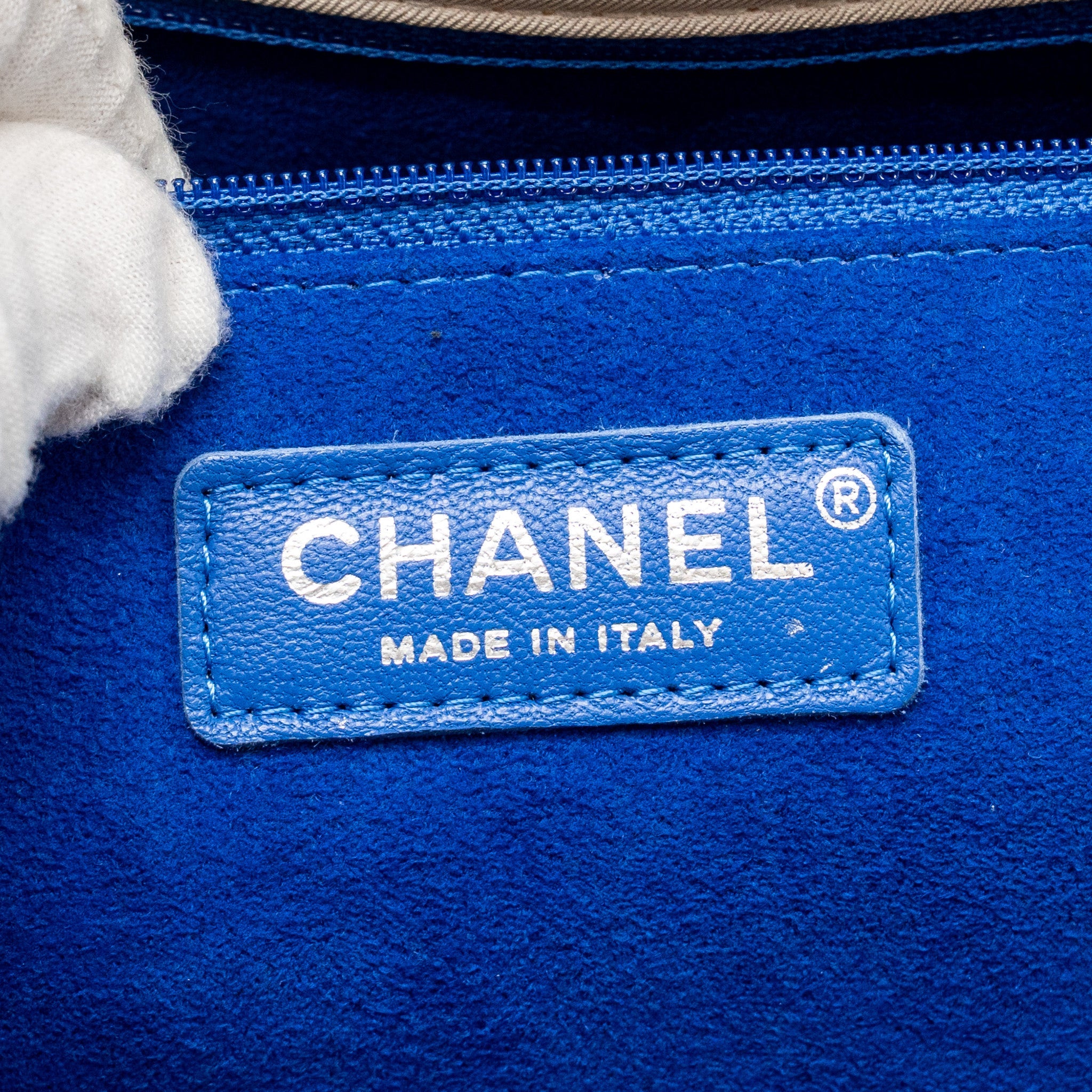 CHANEL LARGE QUILTED SINGLE FLAP BAG FABRIC MULTICOLOUR SHW