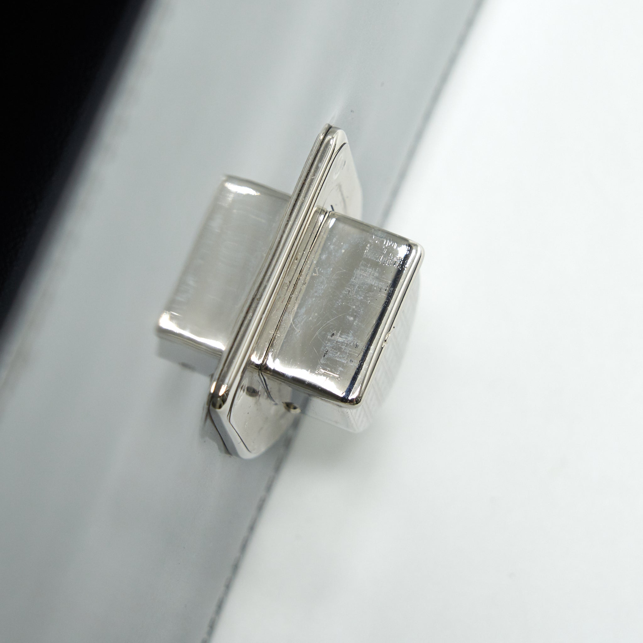 DIOR MEDIUM DIORAMA METALLIC SILVER SHW