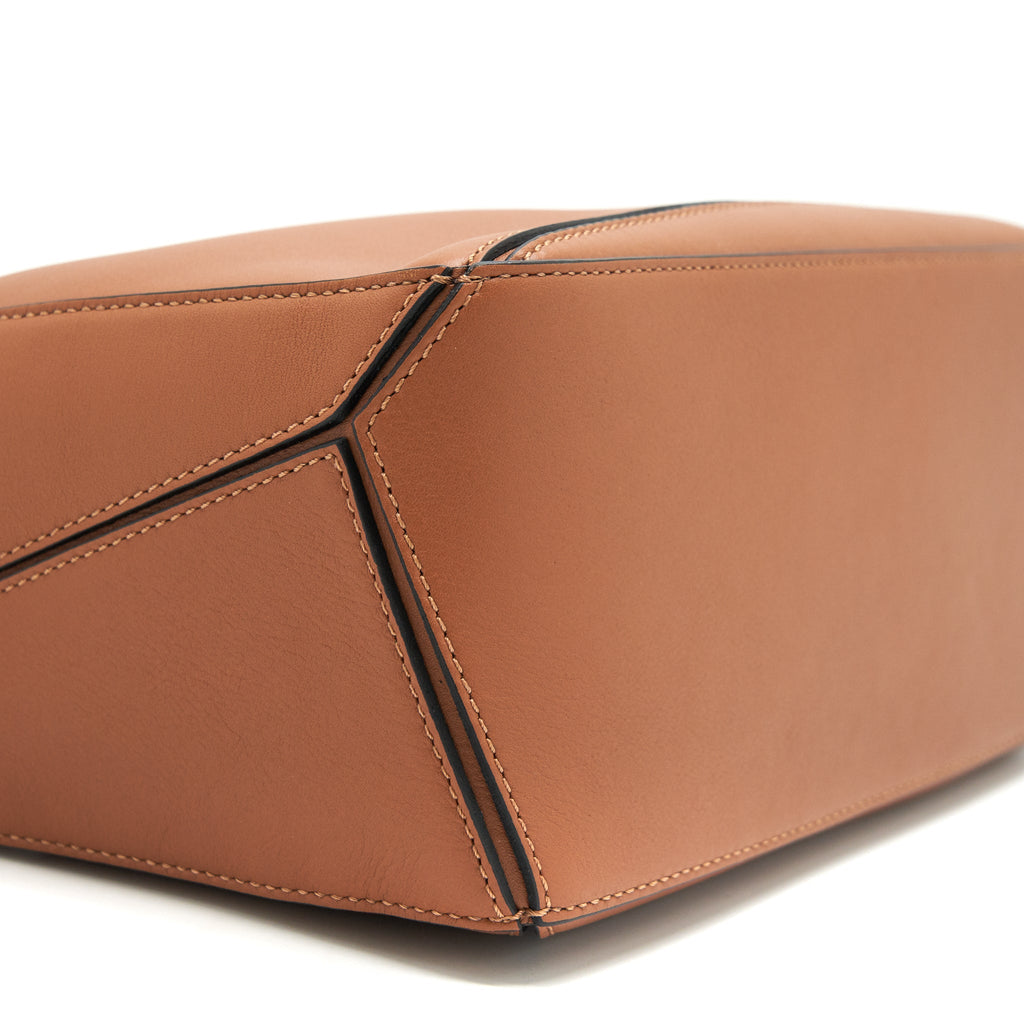 LOEWE SMALL PUZZLE BAG IN TAN