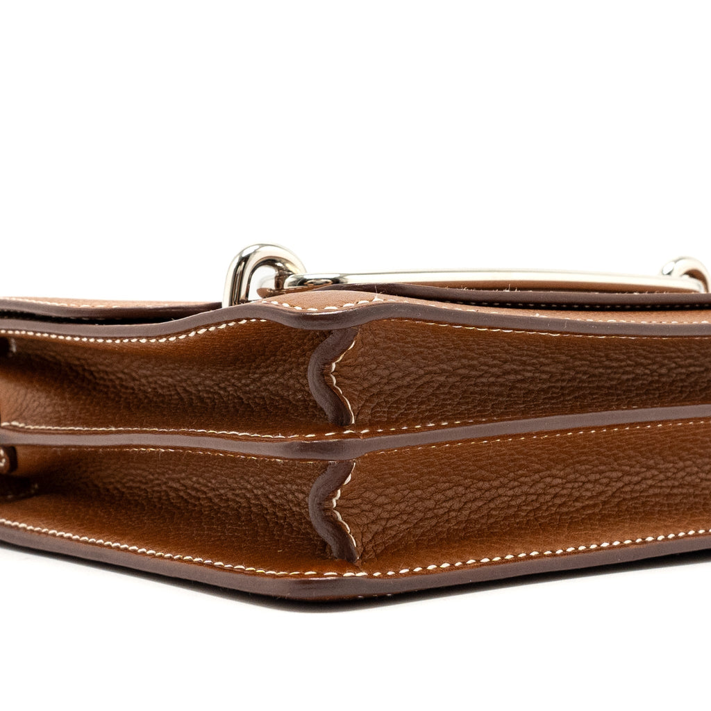 HERMES MINI ROULIS BARENIA FAUBOURG FAUVE SHW