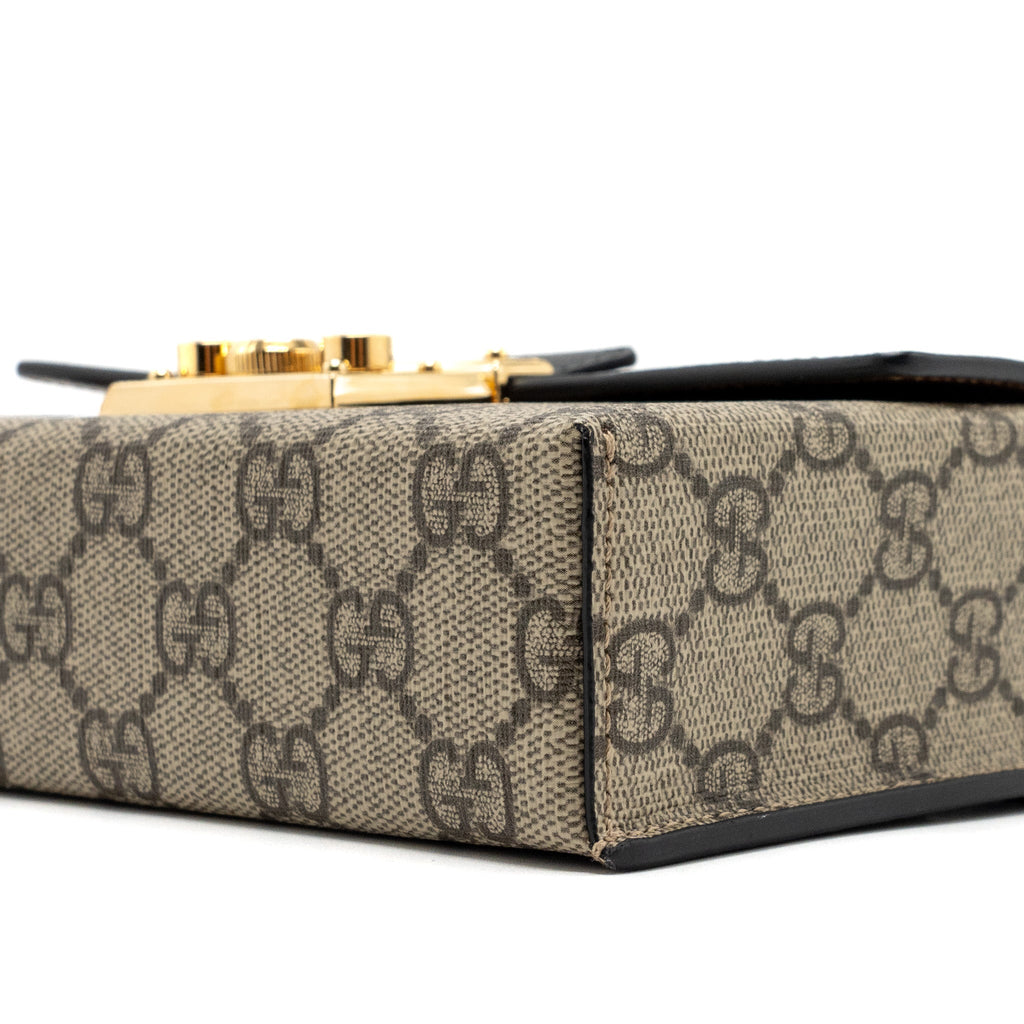 GUCCI PADLOCK MINI TOP HANDLE BAG GG SUPREME CANVAS/ LEATHER MULTICOLOUR GHW