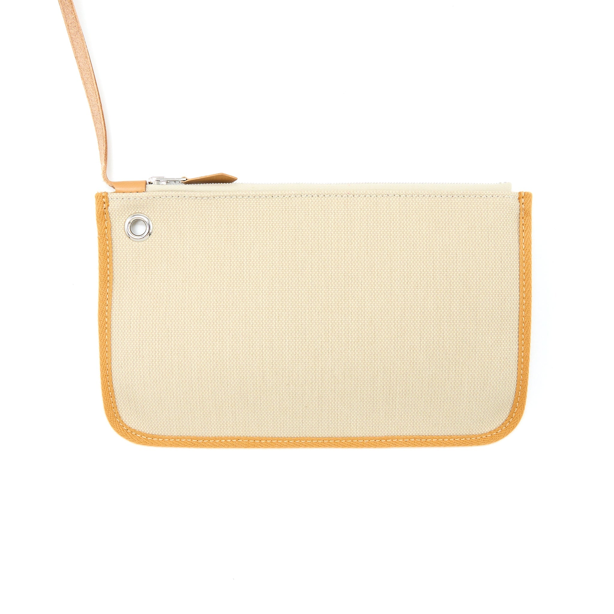 HERMES HERBAG ZIP 31 LEATHER/CANVAS BETON/NATUREL SABLE SHW
