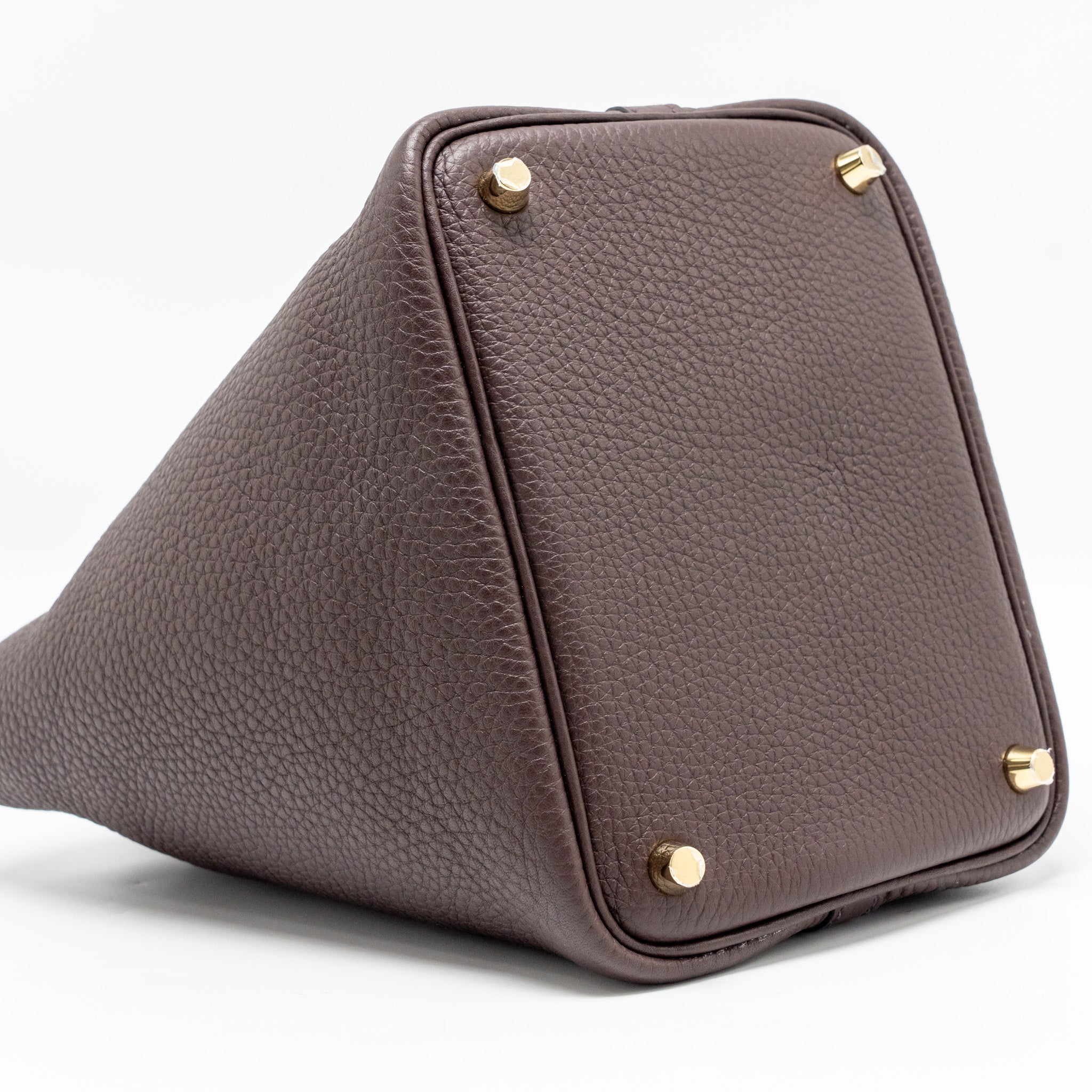 HERMES PICOTIN 18 LOCK BAG CLEMENCE/SWIFT ROUGE SELLIER/CABAN GHW