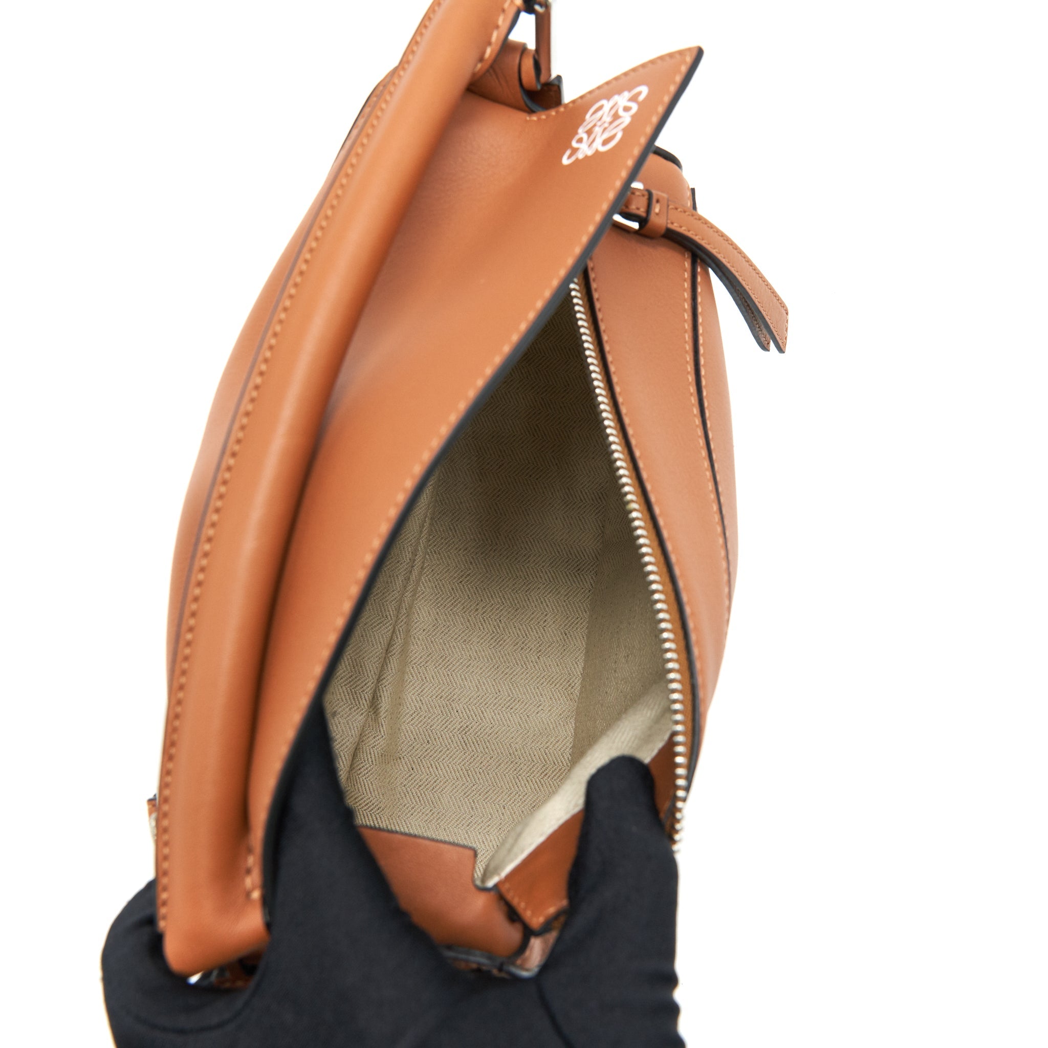 LOEWE SMALL PUZZLE BAG IN TAN