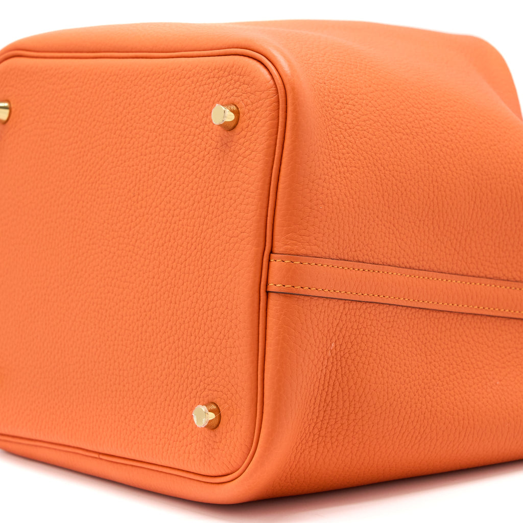 HERMES PICOTIN 22 LOCK BAG CLEMENCE 9J FEU GHW