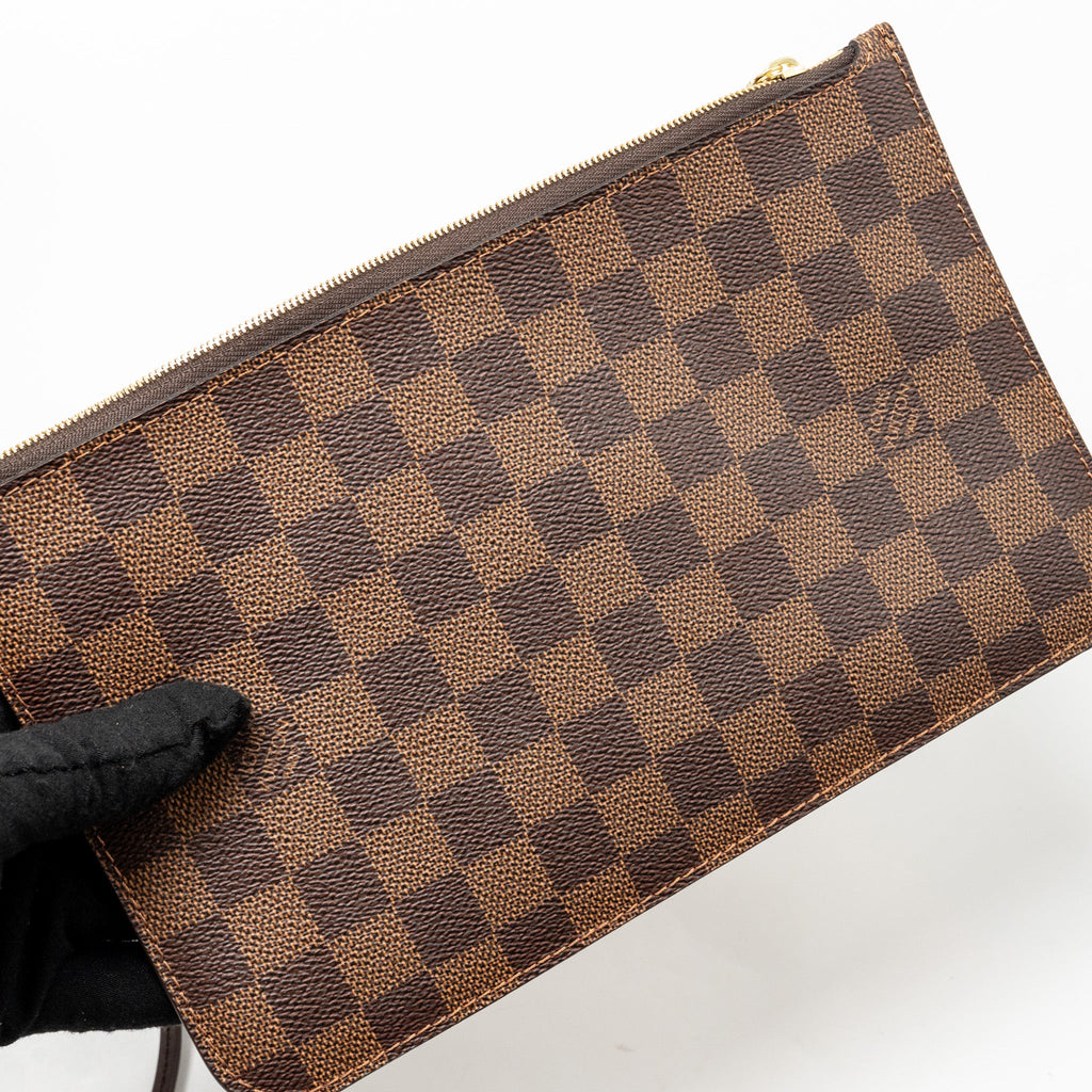 LOUIS VUITTON NEVERFULL MM DAMIER EBENE GHW