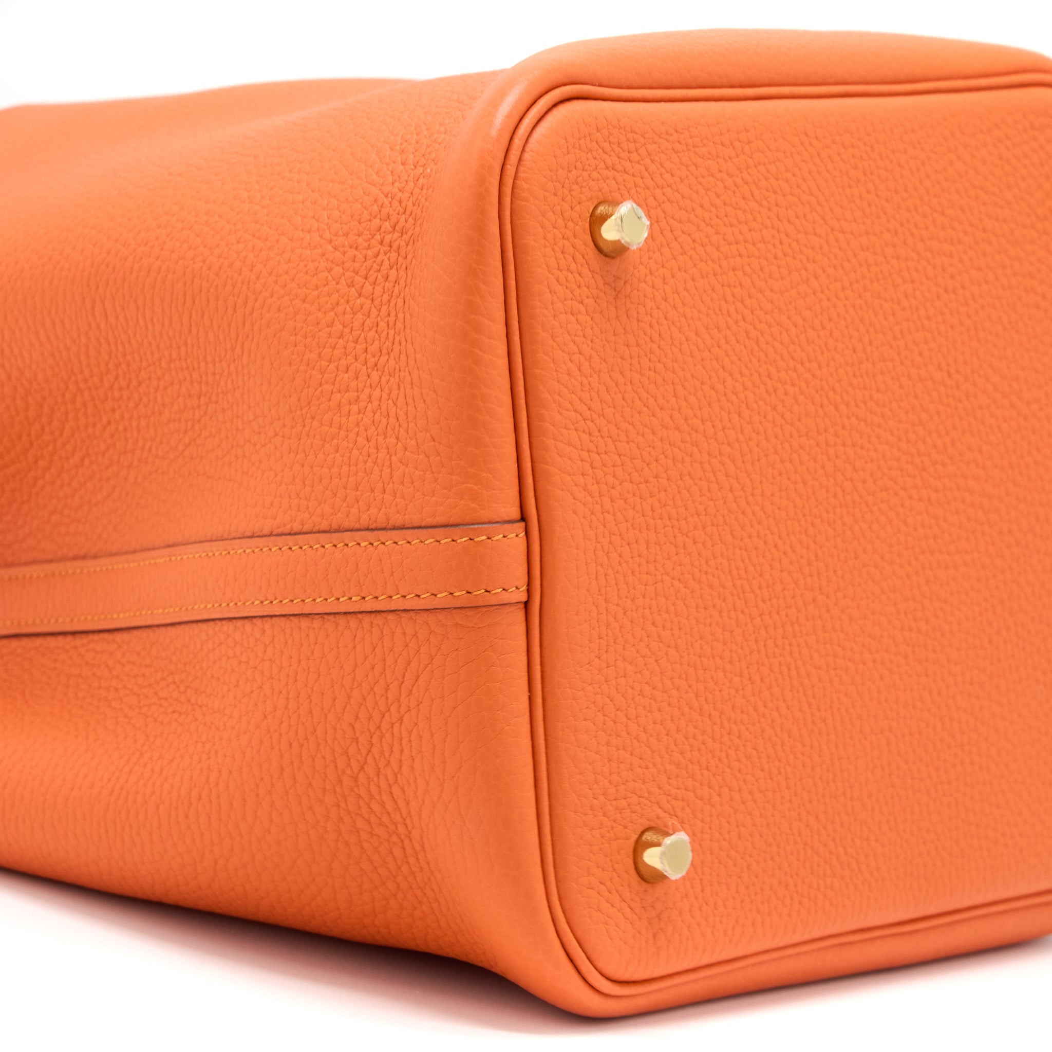 HERMES PICOTIN 22 LOCK BAG CLEMENCE 9J FEU GHW