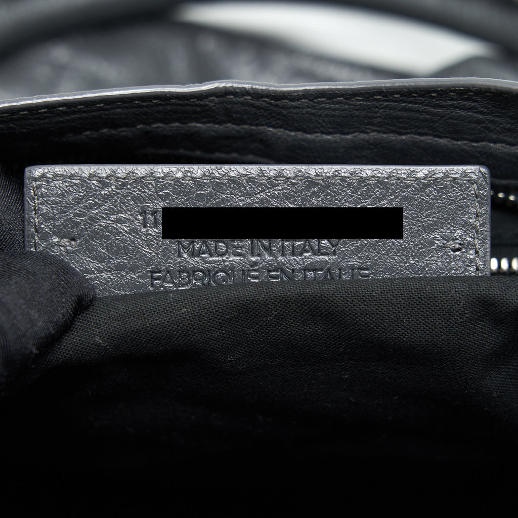 BALENCIAGA MEDIUM GIANT CITY BAG GREY WITH SHW