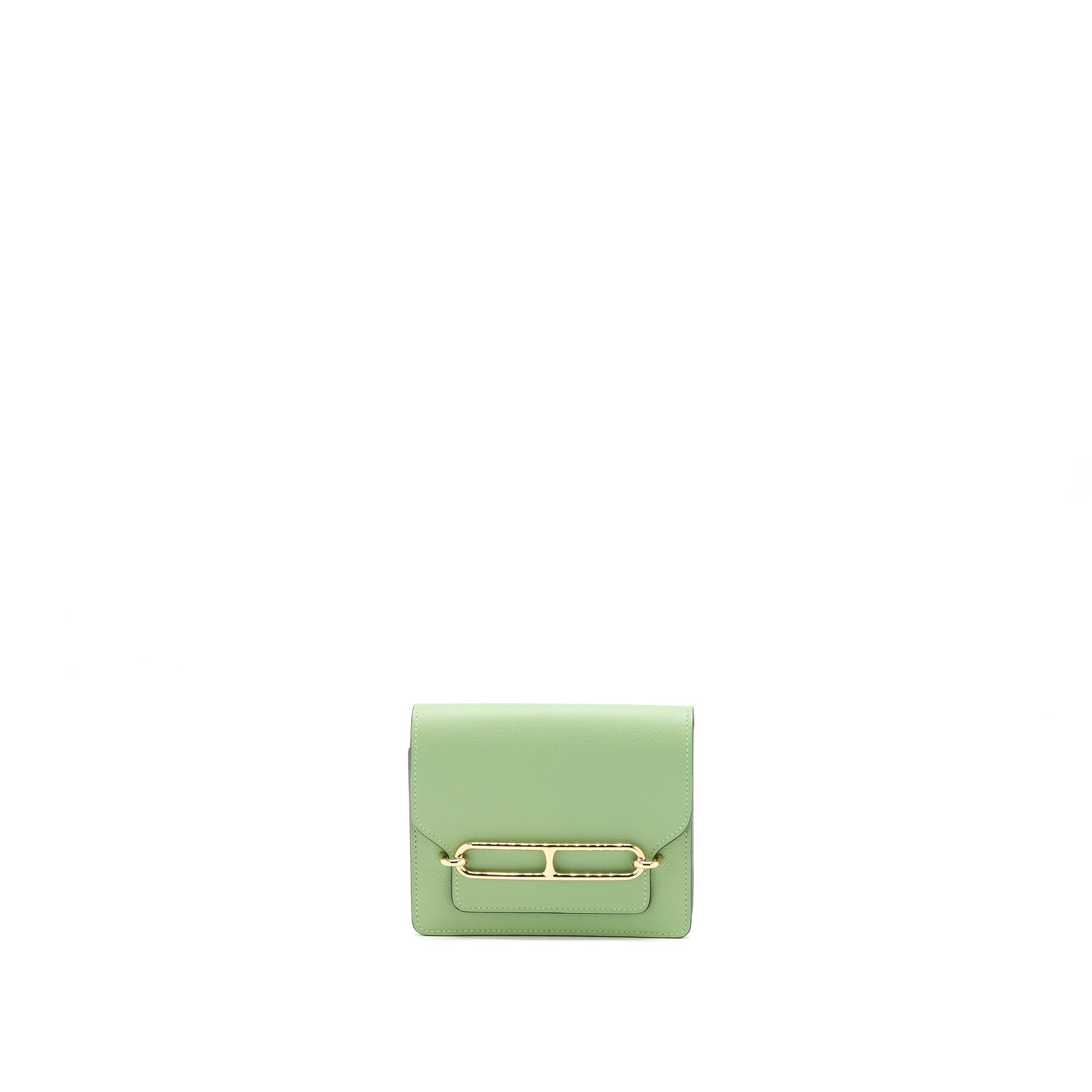 HERMES ROULIS SLIM EVERCOLOR VERT CRIQUET GHW