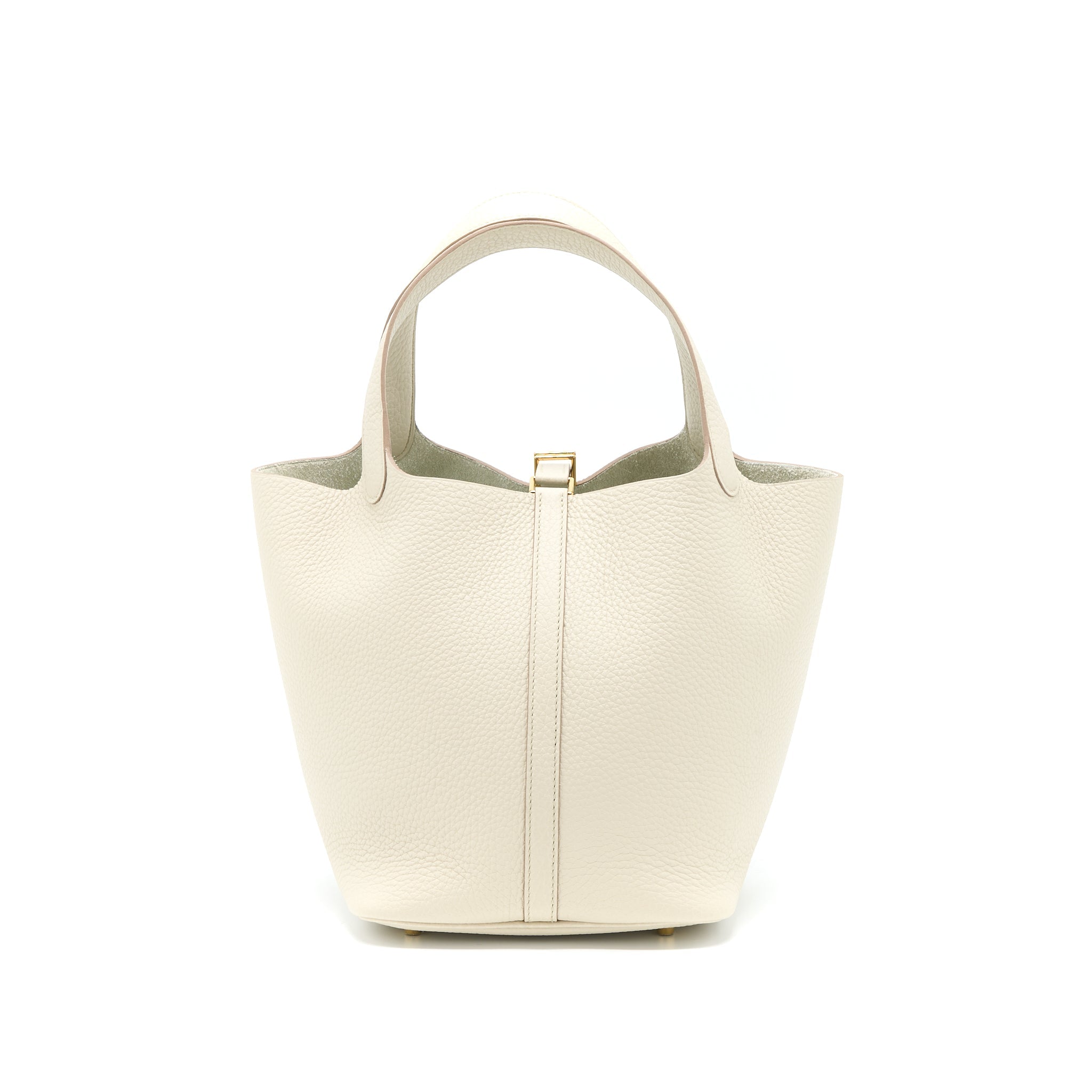 HERMES PICOTIN 22 LOCK BAG CLEMENCE 8L BETON GHW