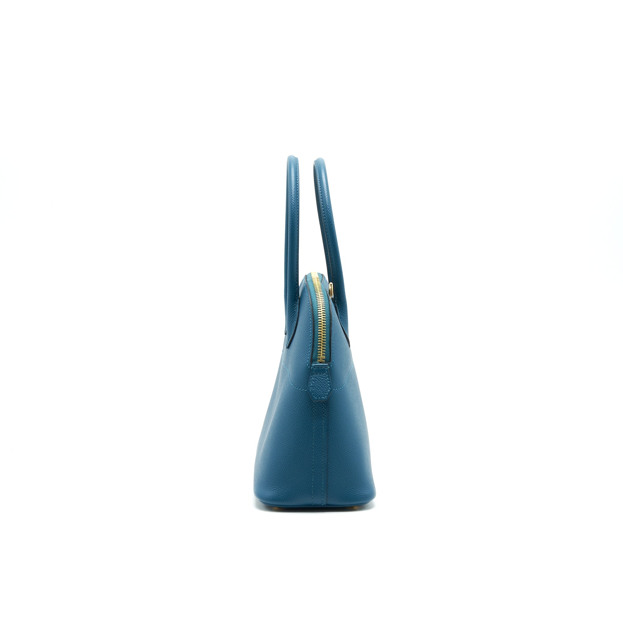 HERMES BOLIDE 27 VERT BOSPHORE EPSOM GHW