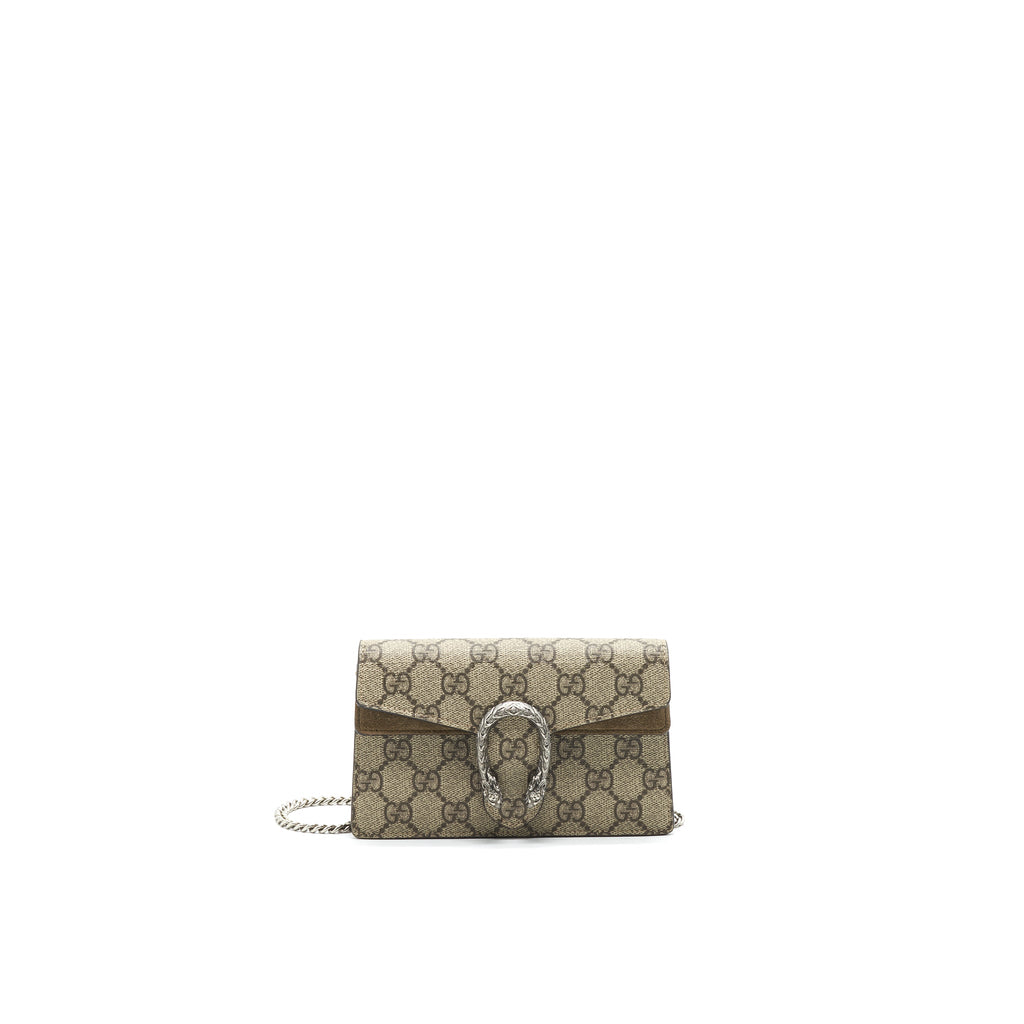 GUCCI DIONYSUS GG SUPREME SUPER MINI BAG BEIGE