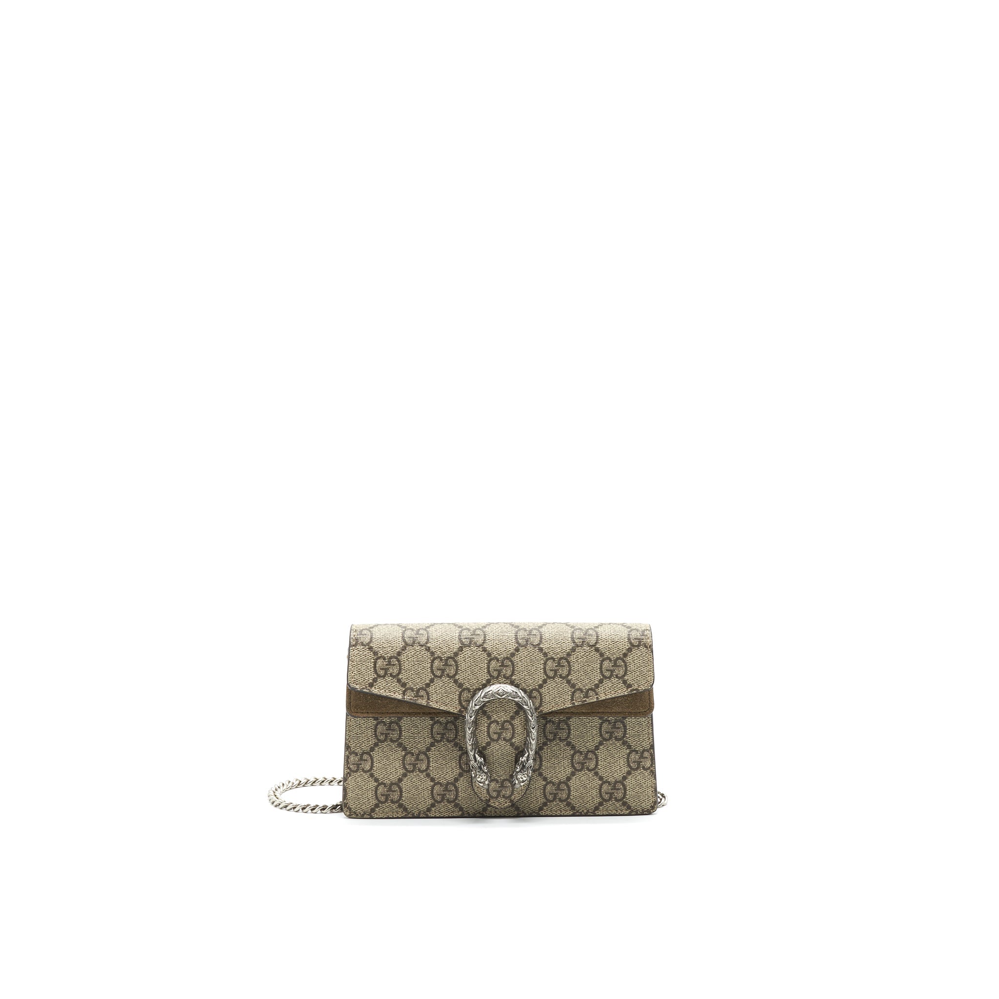GUCCI DIONYSUS GG SUPREME SUPER MINI BAG BEIGE