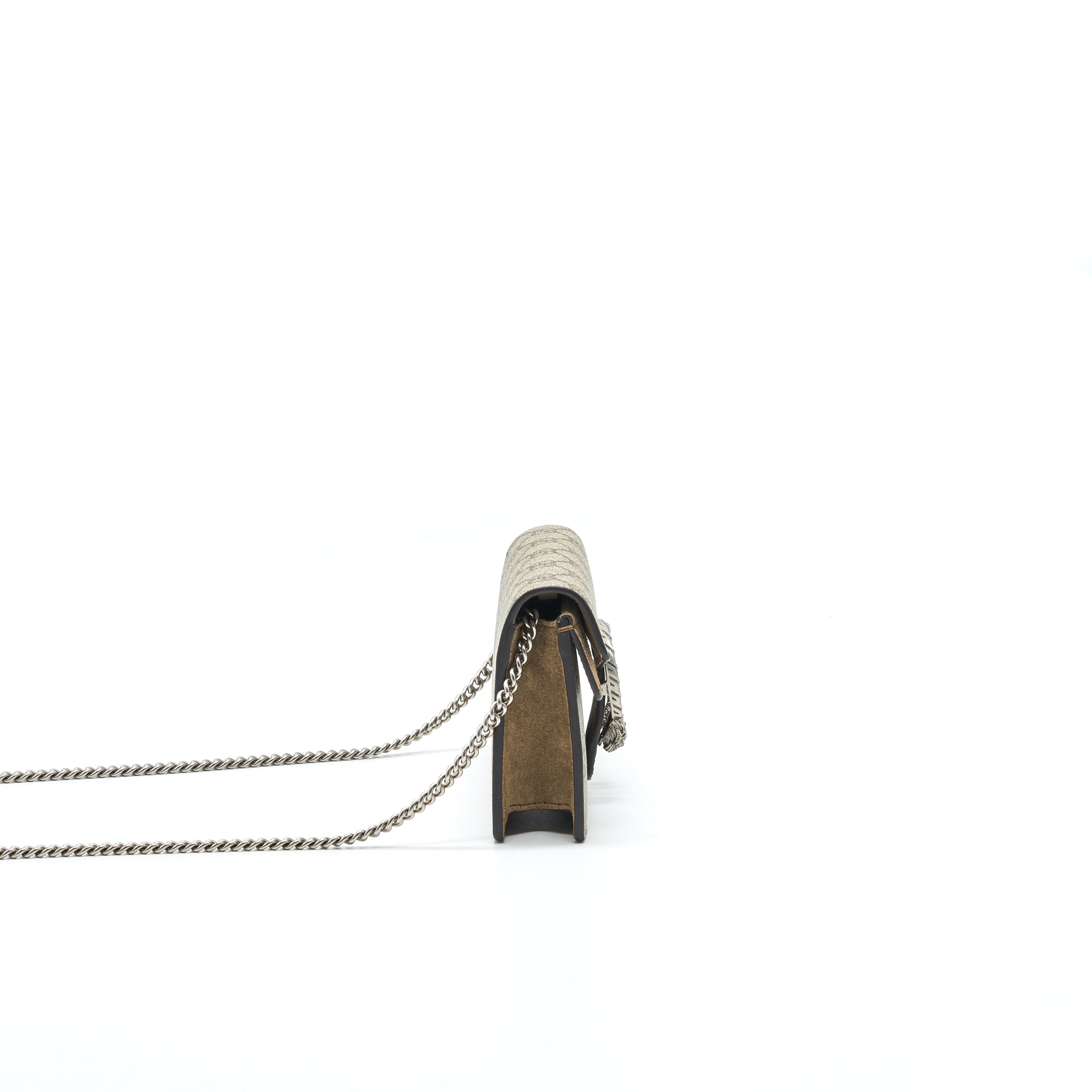 GUCCI DIONYSUS GG SUPREME SUPER MINI BAG BEIGE