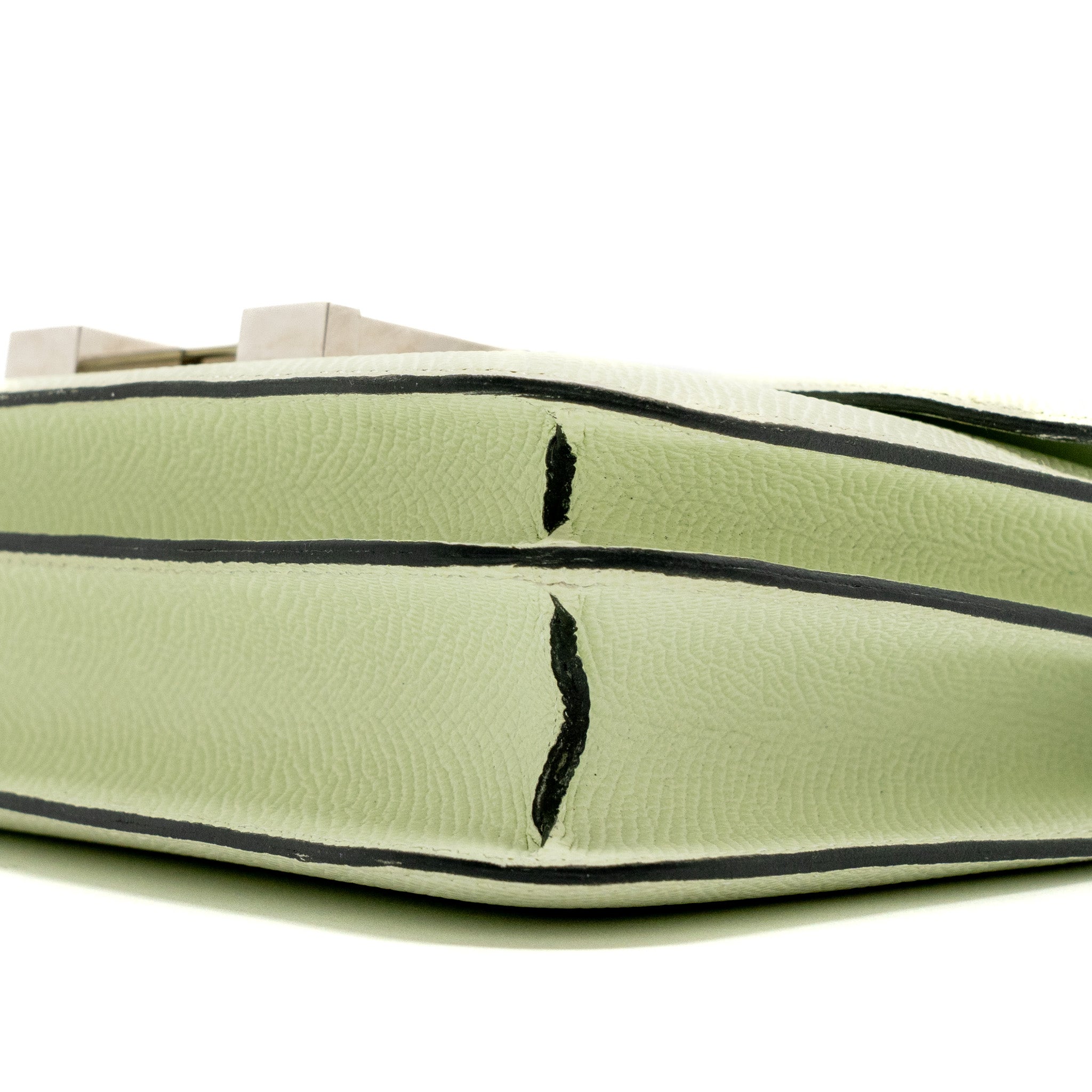 HERMES MINI CONSTANCE EPSOM VERT FIZZ SHW