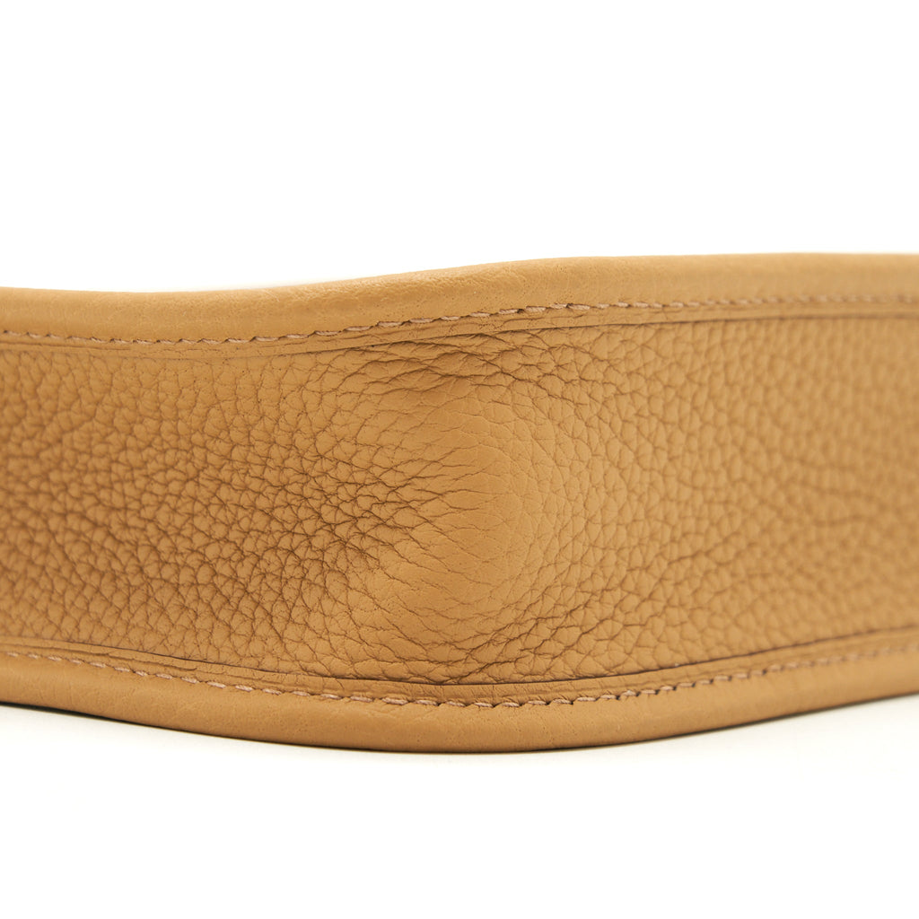 HERMES MINI EVELYNE 16 CLEMENCE BISCUIT/ CAMEL GHW