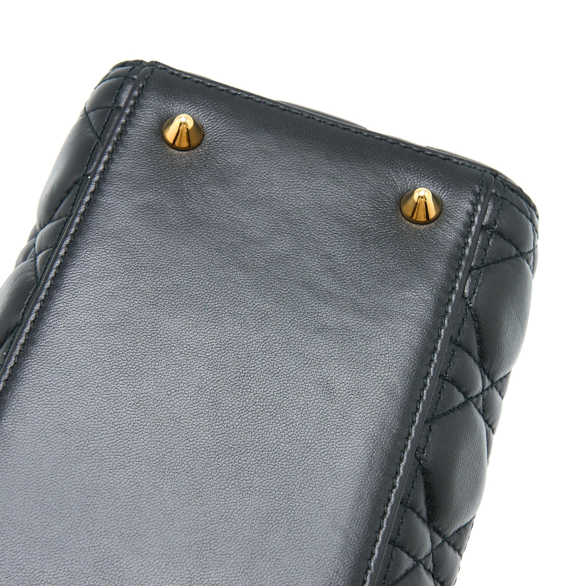 DIOR MEDIUM LADY DIOR LAMBSKIN BLACK GHW