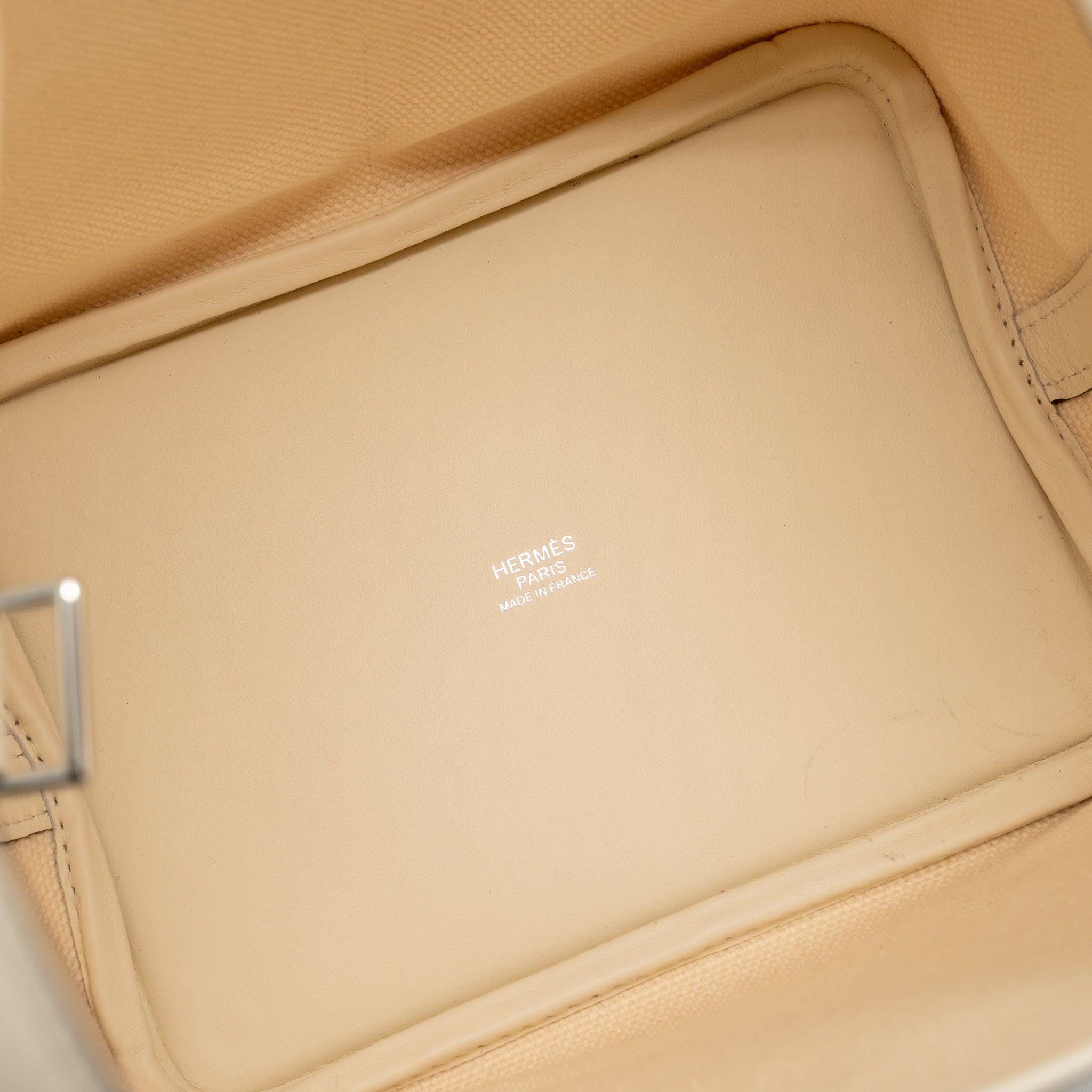 HERMES CARGO PICOTIN 18 LOCK BAG CANVAS/SWIFT ECRU/NATA SHW