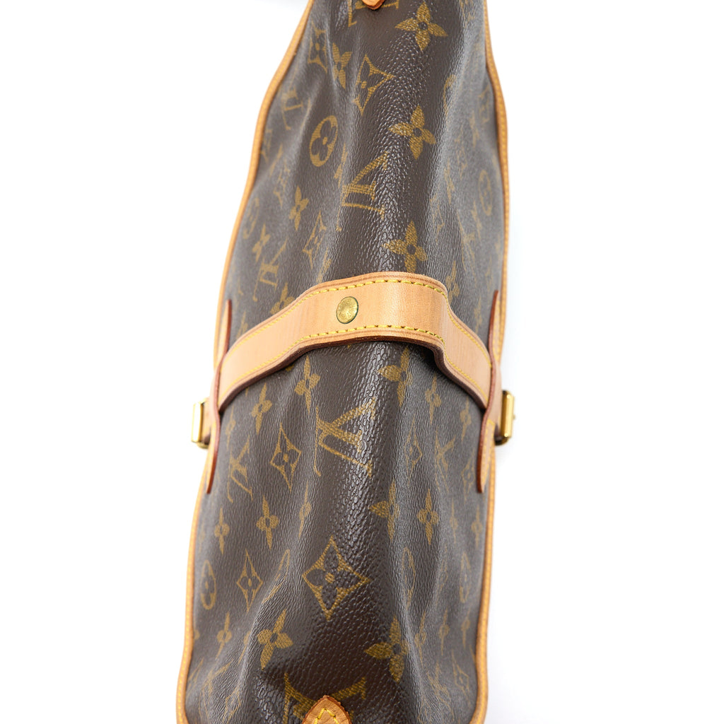 LOUIS VUITTON DOUBLE SIDE CROSSBODY BAG MONOGRAM CANVAS GHW