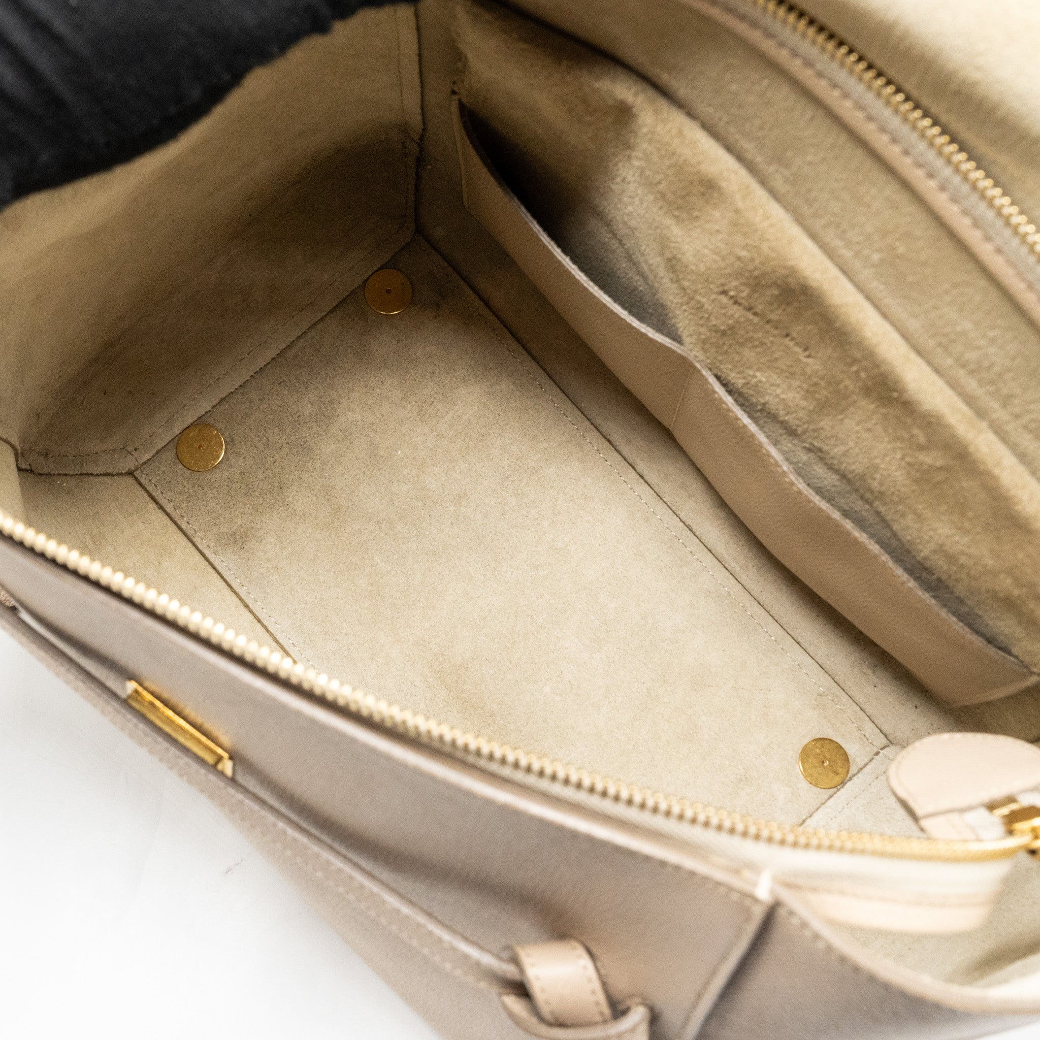 CELINE MINI BELT BAG CALFSKIN LIGHT TAUPE GHW