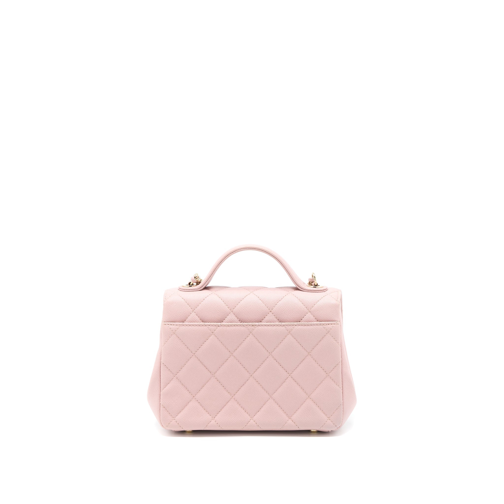CHANEL SMALL BUSINESS AFFINITY BAG CAVIAR LIGHT PINK LGHW