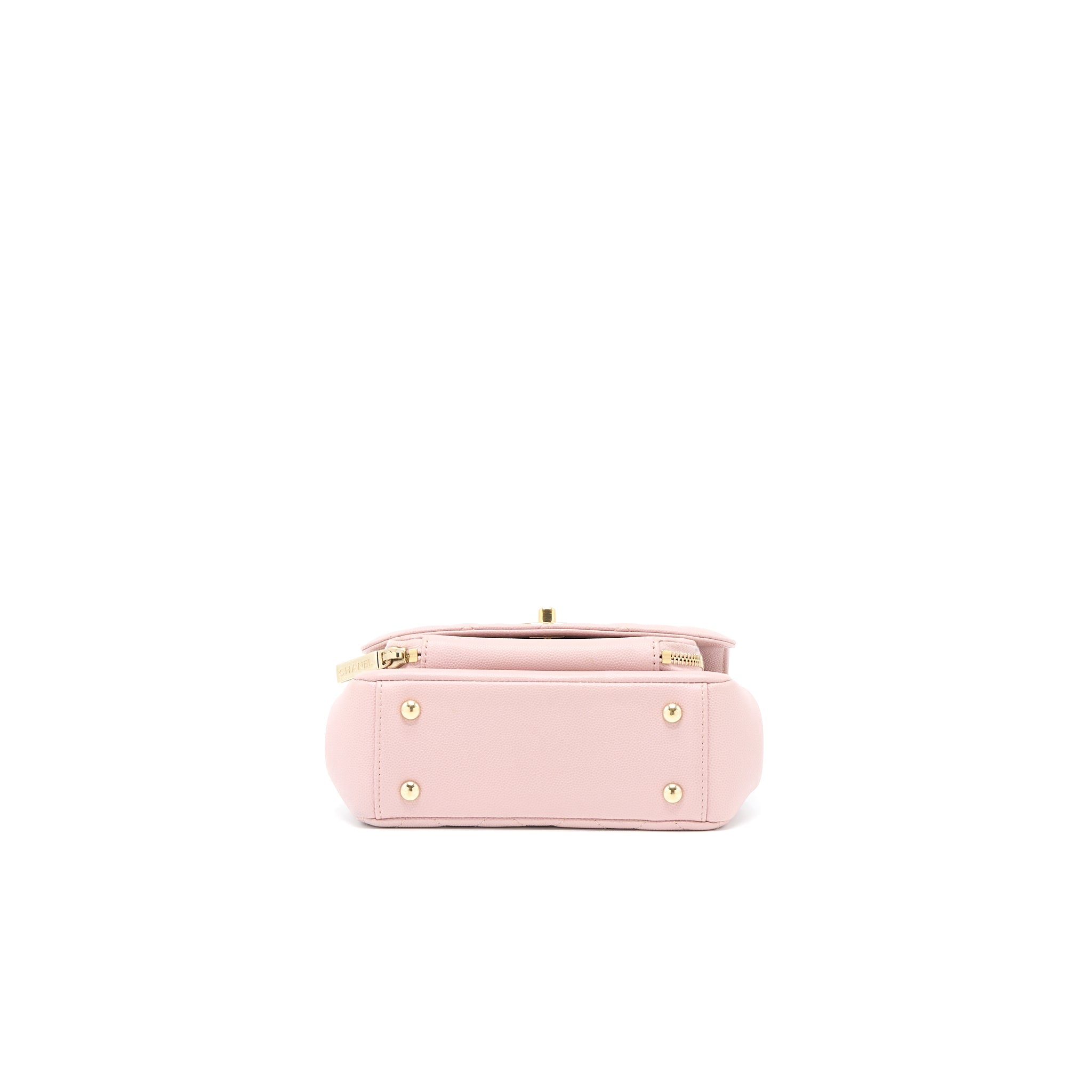 CHANEL SMALL BUSINESS AFFINITY BAG CAVIAR LIGHT PINK LGHW