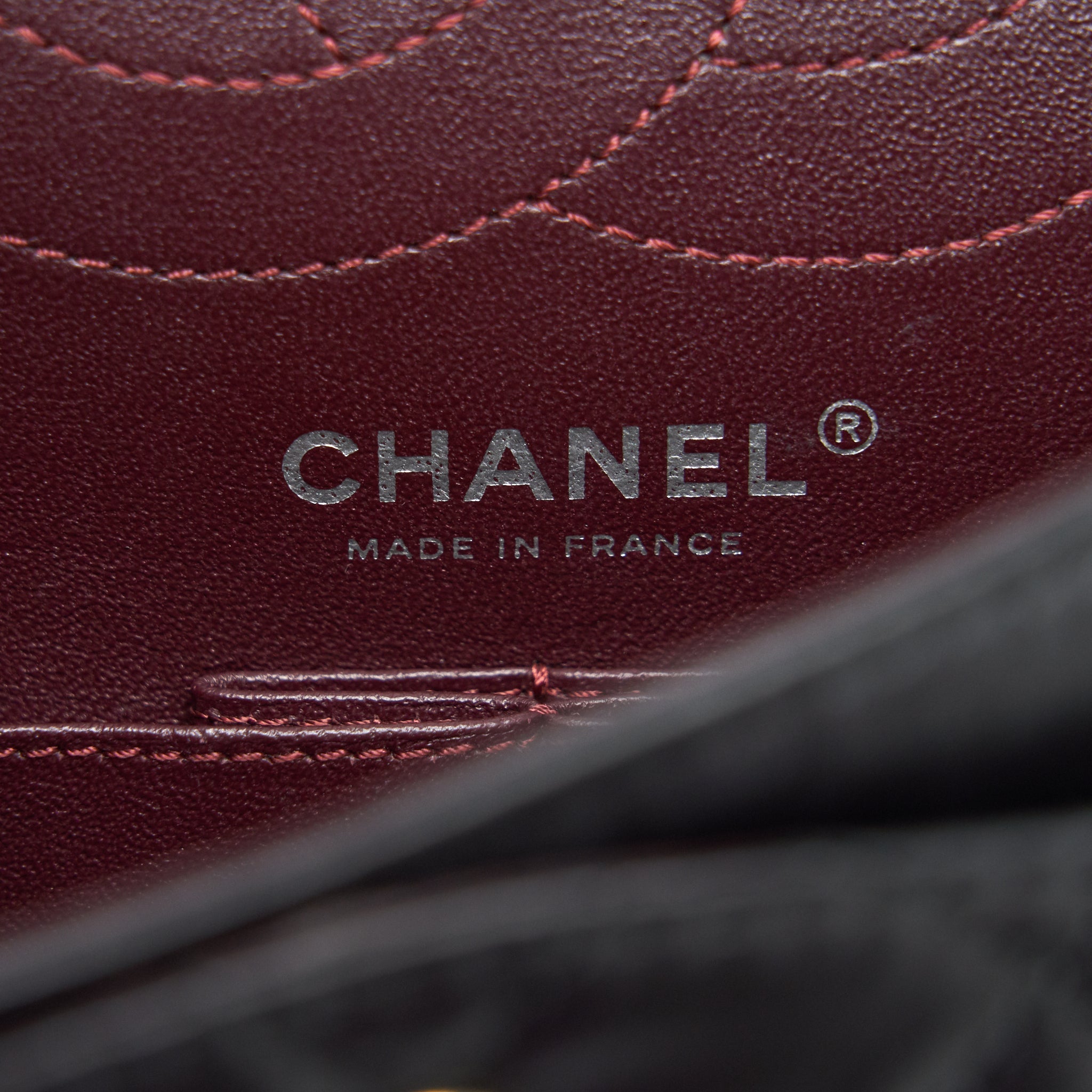 CHANEL REISSUE 2.55 DOUBLE FLAP BAG CALFSKIN BLACK SHW