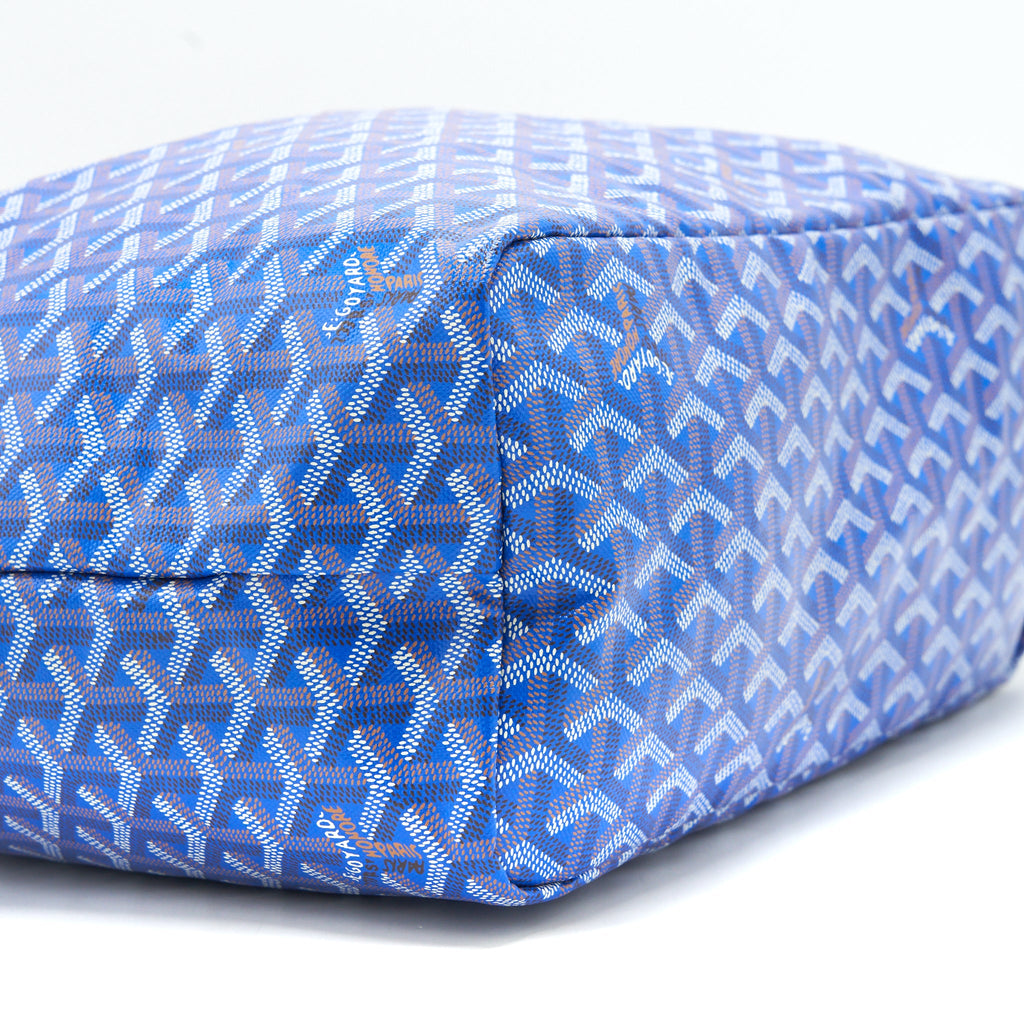 GOYARD SAINT LOUIS TOTE BAG PM BLUE