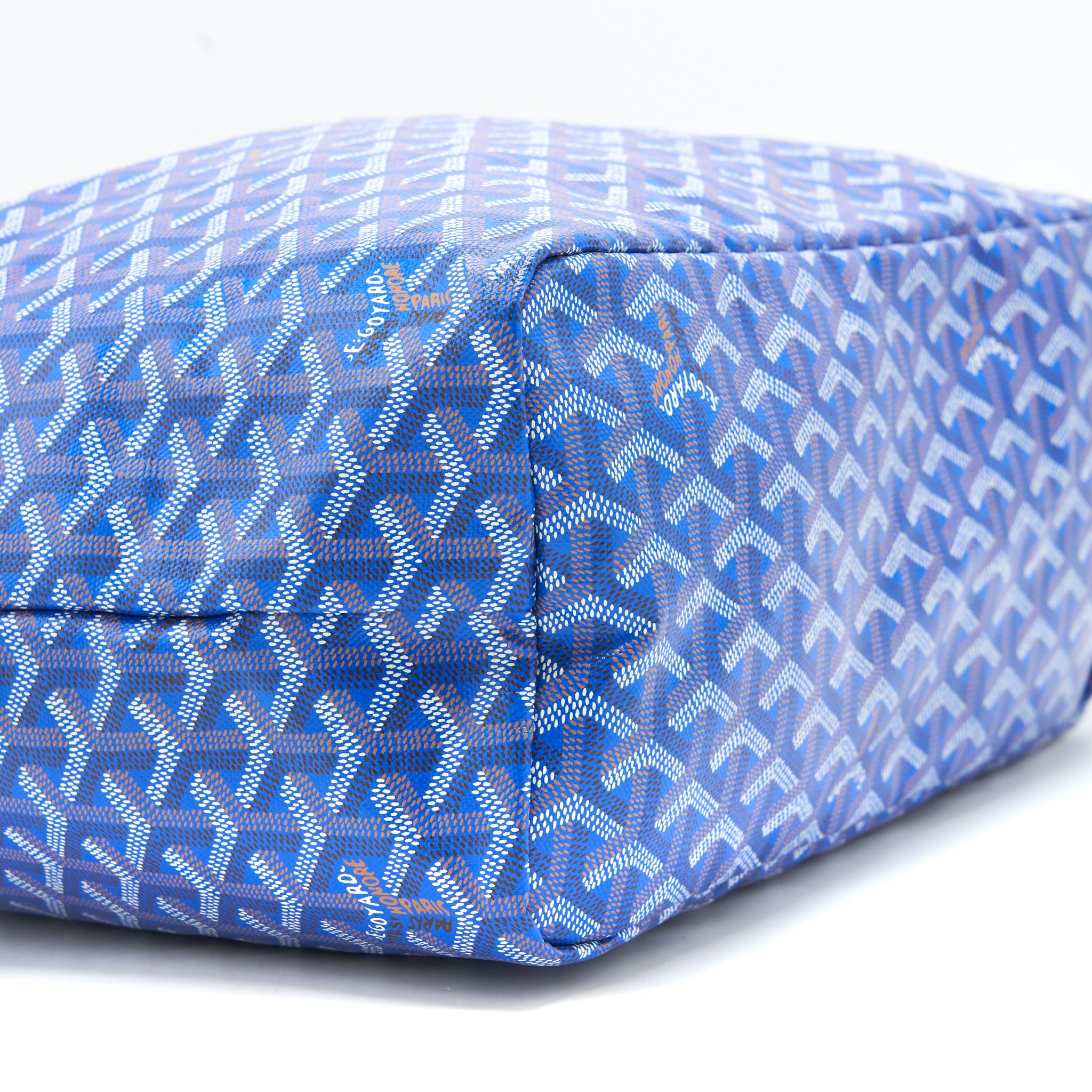 GOYARD SAINT LOUIS TOTE BAG PM BLUE