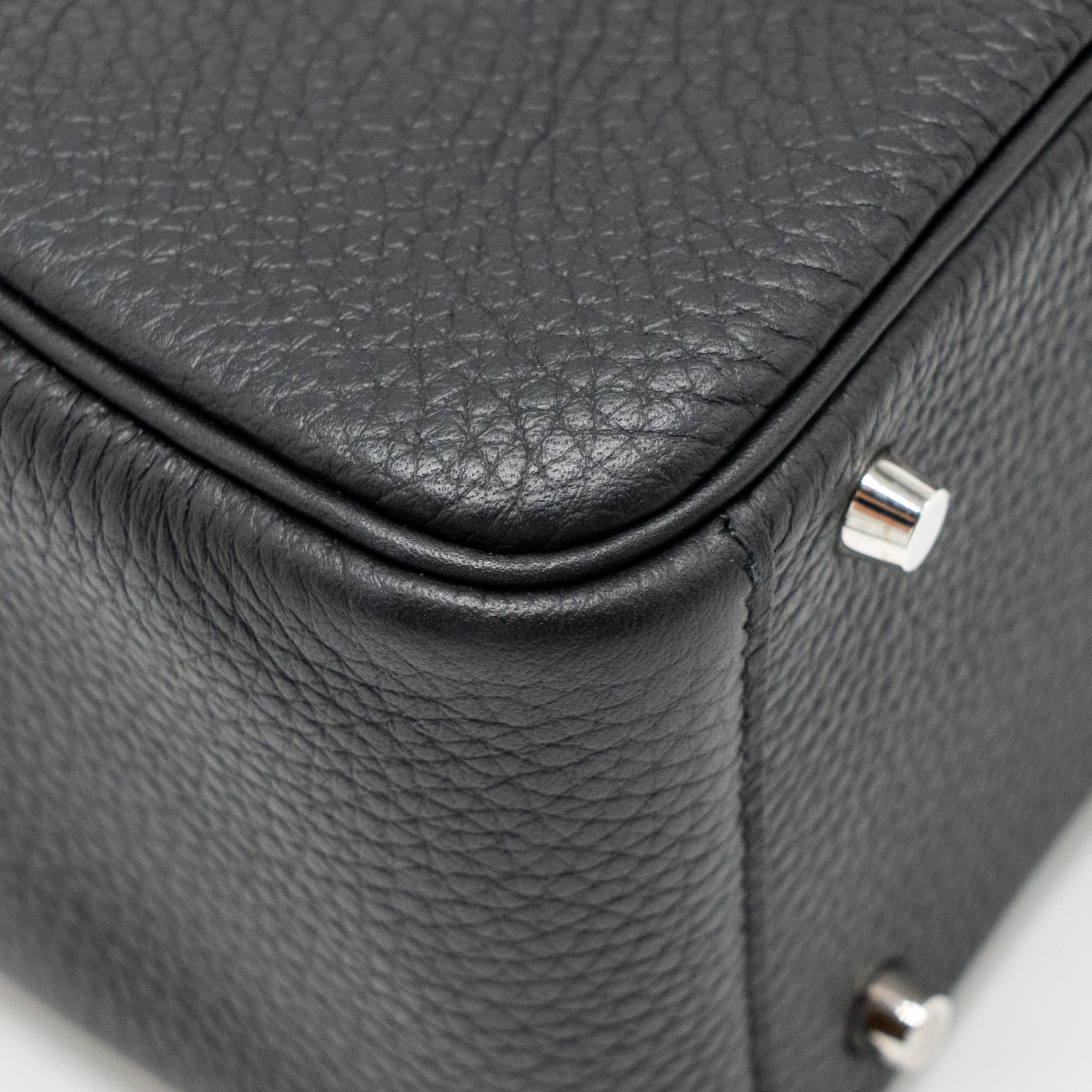 HERMES MINI LINDY II CLEMENCE BLACK SHW