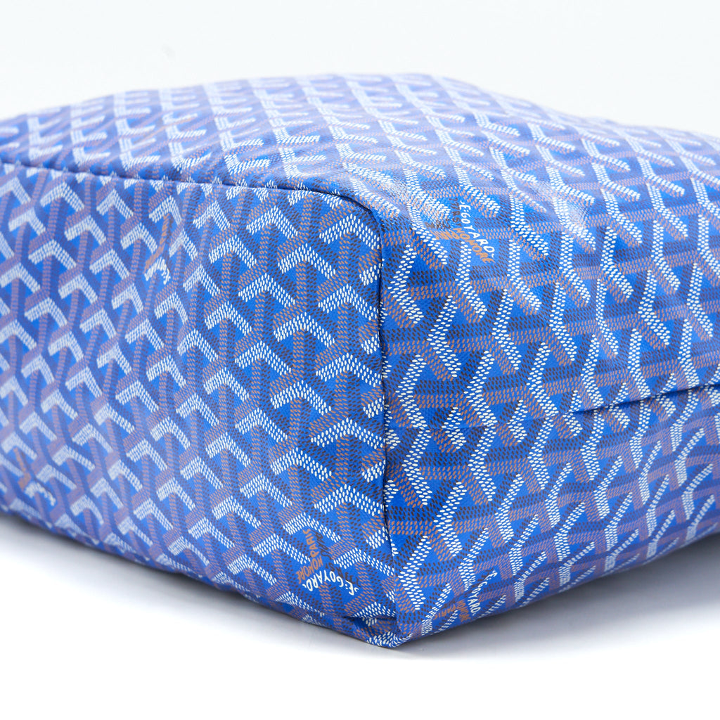 GOYARD SAINT LOUIS TOTE BAG PM BLUE