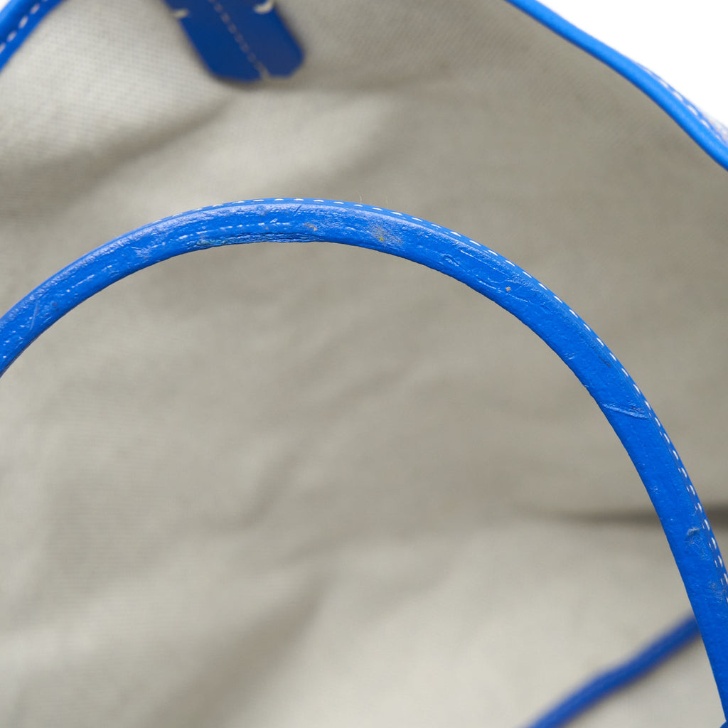 GOYARD SAINT LOUIS TOTE BAG PM BLUE