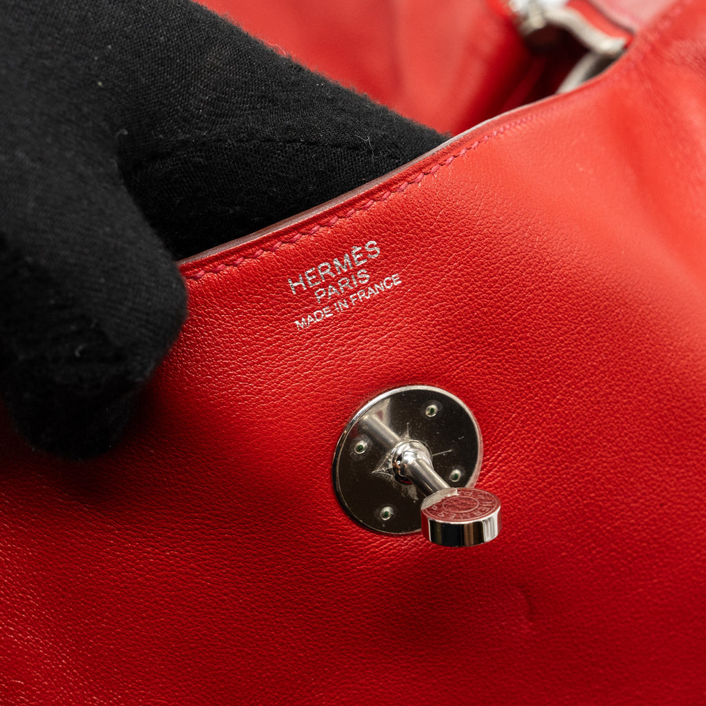 HERMES LINDY 30 SWIFT RED SHW