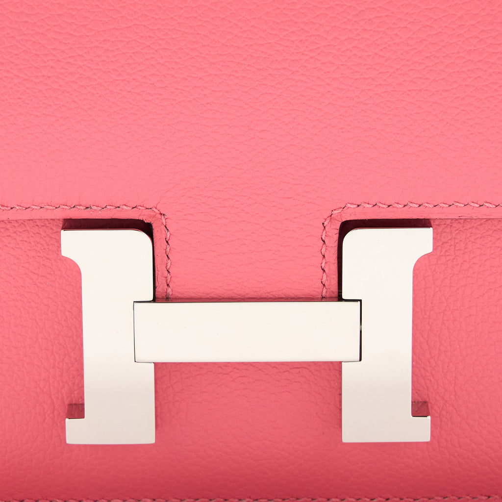 HERMES MINI CONSTANCE EVERCOLOR 8W ROSE AZALEE SHW