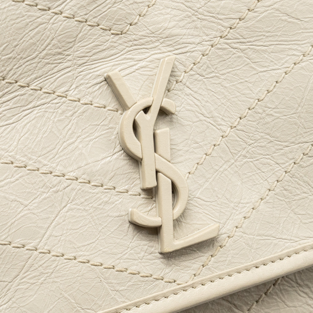 SAINT LAURENT / YSL NIKI BABY CALFSKIN CREAM SHW