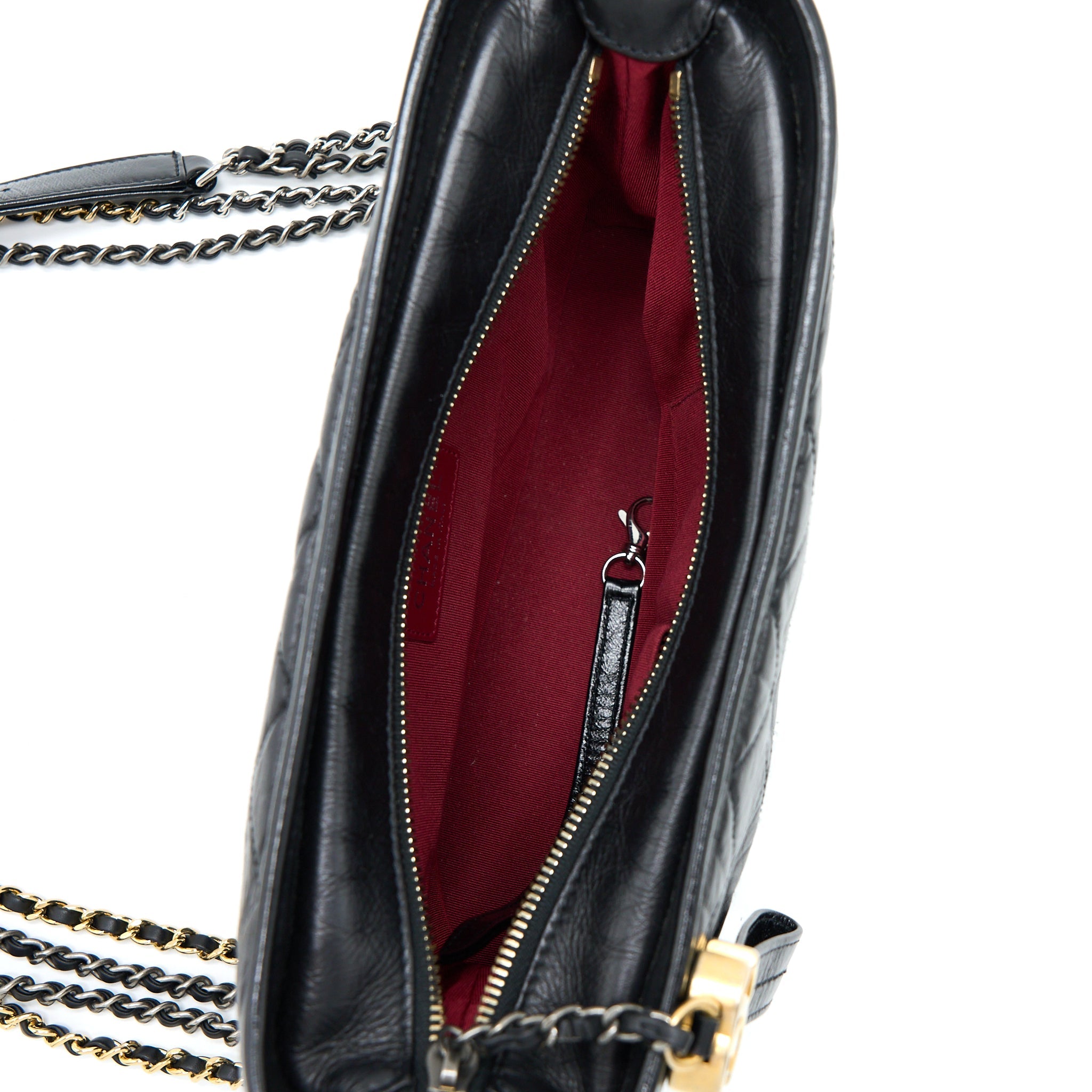 CHANEL NEW MEDIUM GABRIELLE HOBO BAG AGED SMOOTH CALFSKIN MULTICOLOUR HARDWARE
