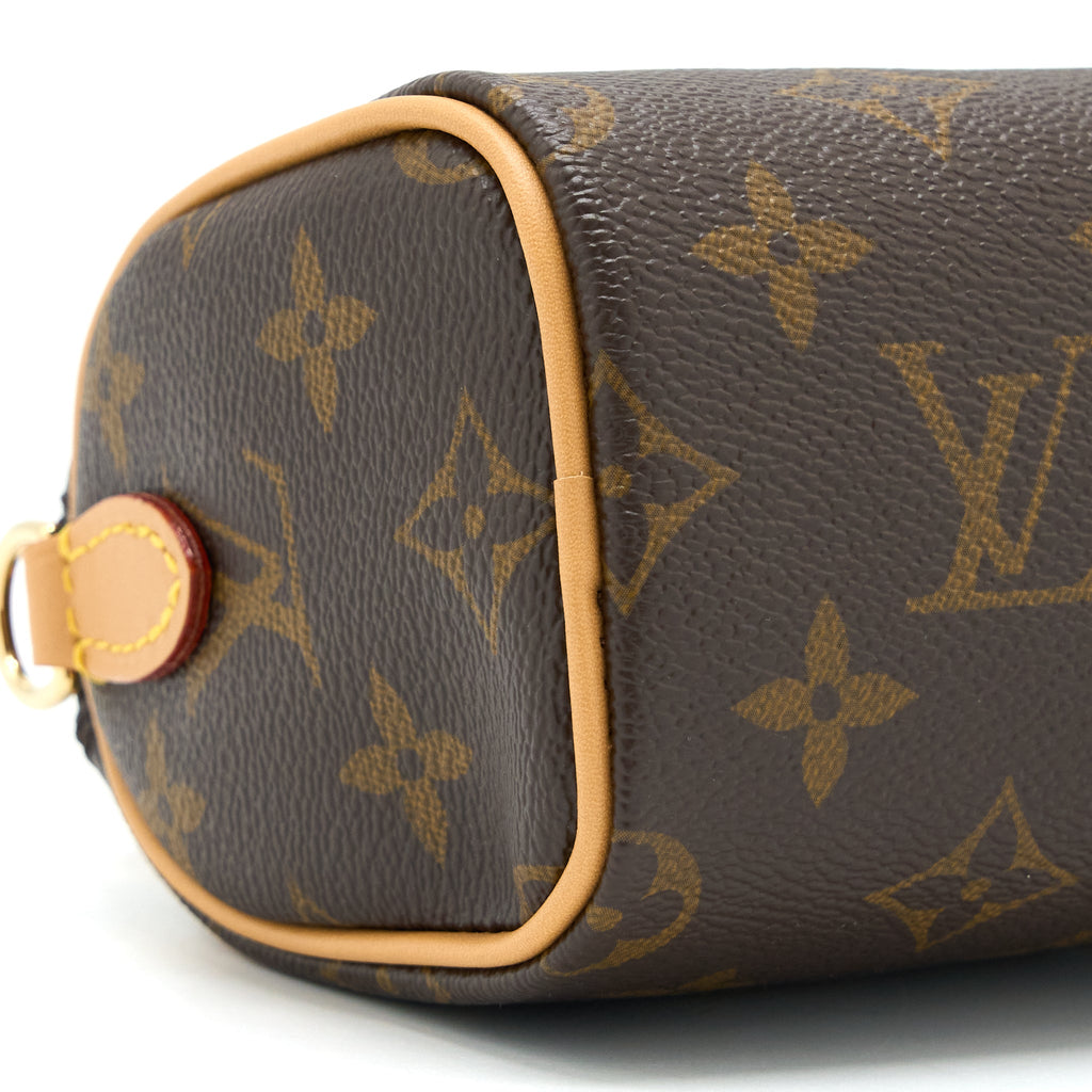 LOUIS VUITTON NANO SPEEDY MONOGRAM CANVAS GHW (NEW VERSION)
