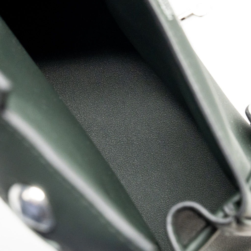 HERMES KELLY DOLE SWIFT VERT FONCE/VERT PEPPERMINT SHW