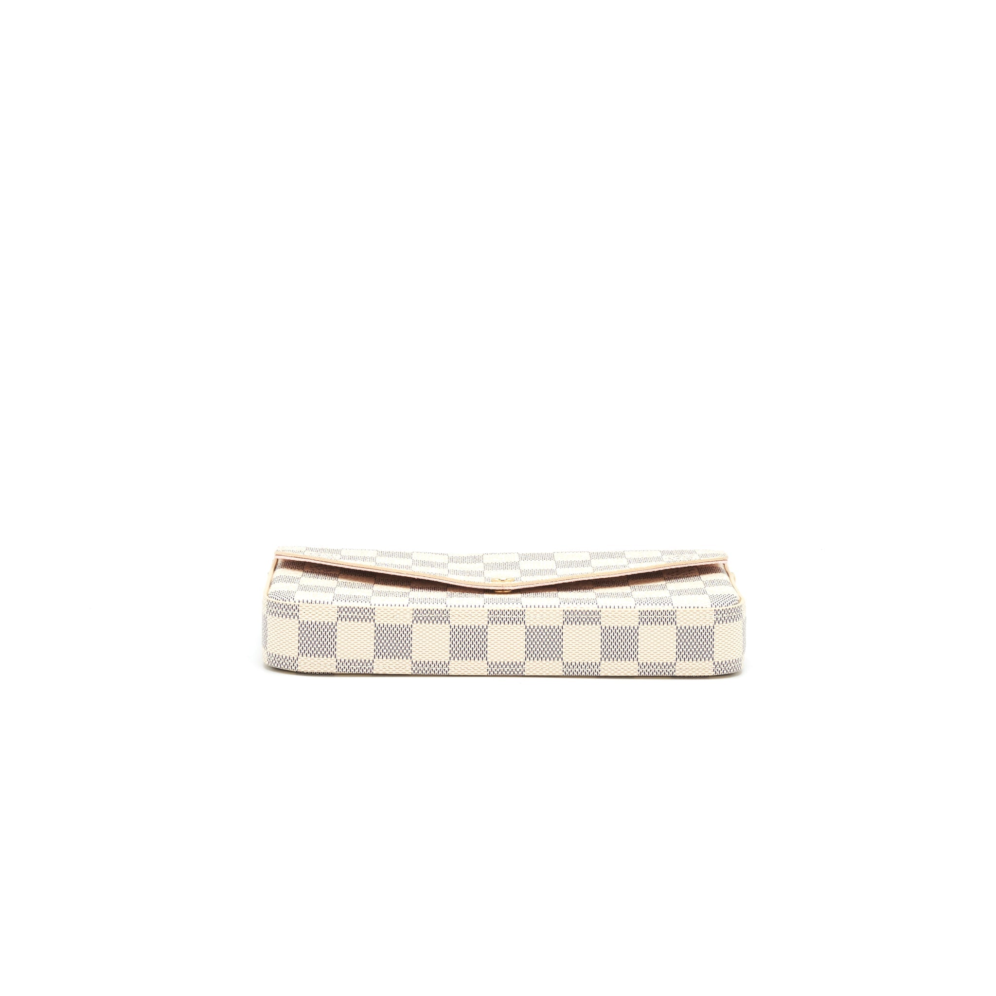 LOUIS VUITTON FELICIE POCHETTE DAMIER AZUR CANVAS