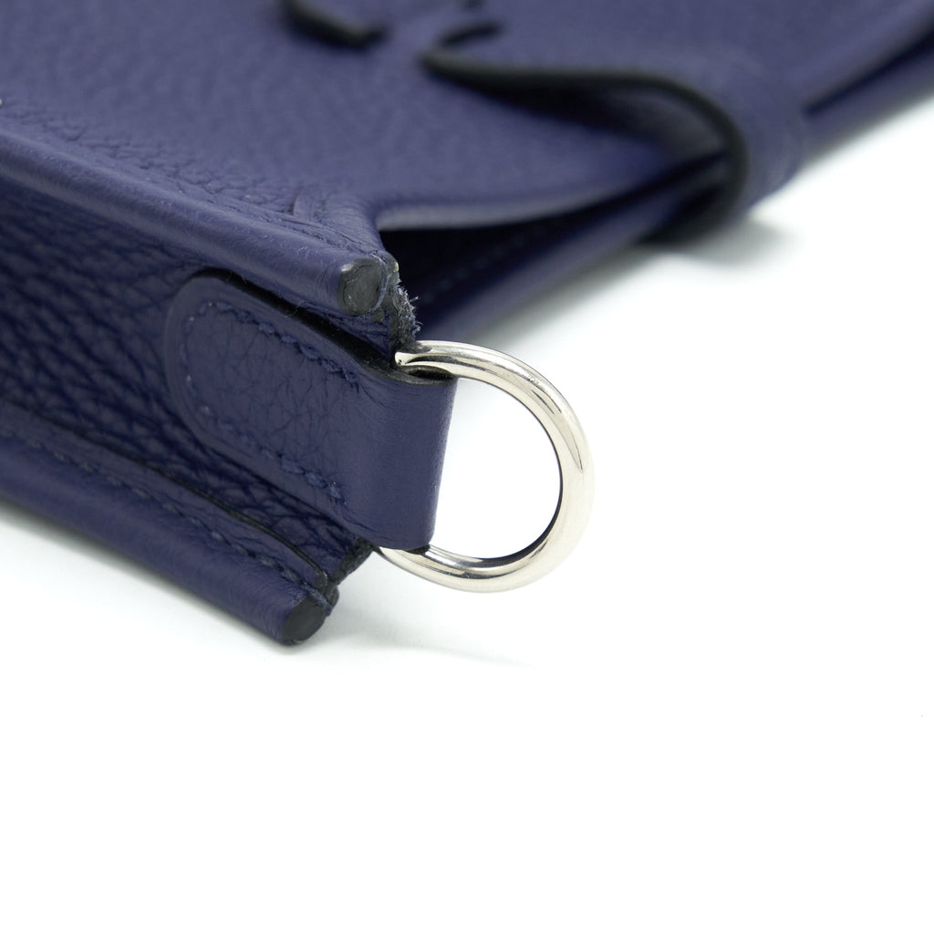 HERMES MINI EVELYNE 16 AMAZON BAG BLUE ENCRE SHW
